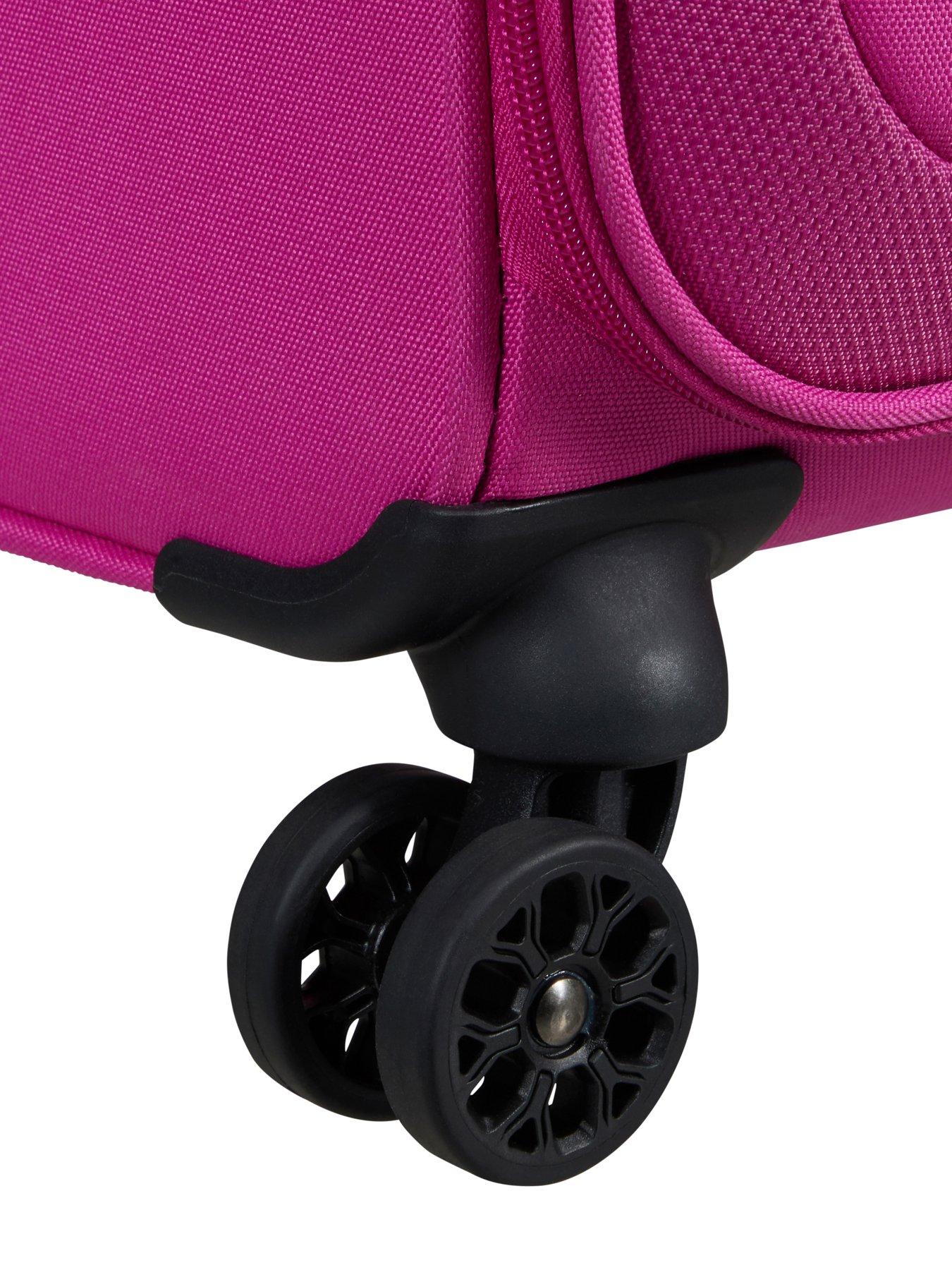  image of american-tourister-sea-seeker-spinner-68-medium-soft-suitcase-deep-fuschia
