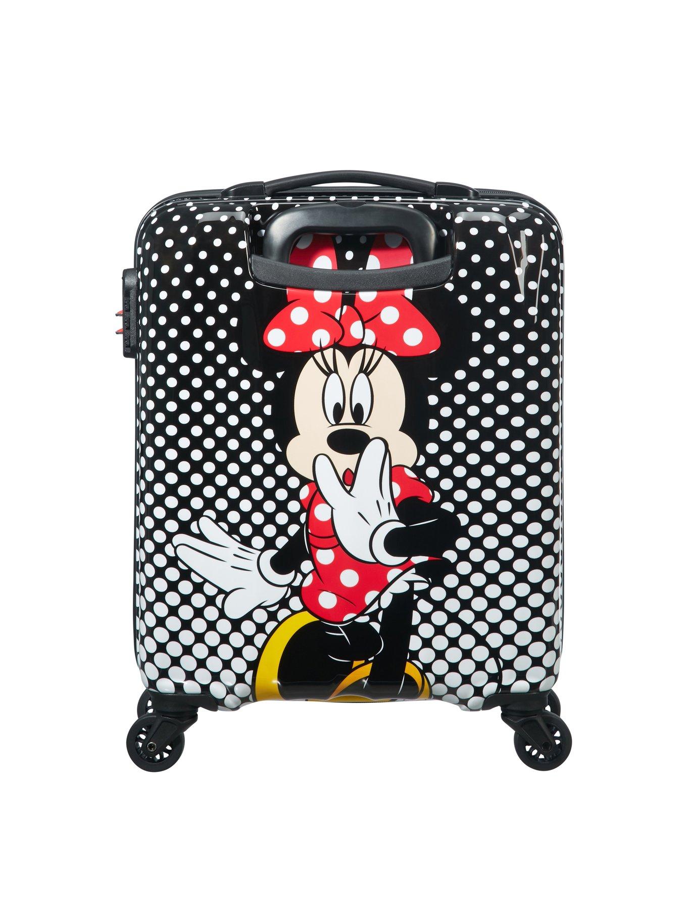  image of american-tourister-minnie-mouse-polka-dot-spinner-55-disney-cabin-hardshell-suitcase