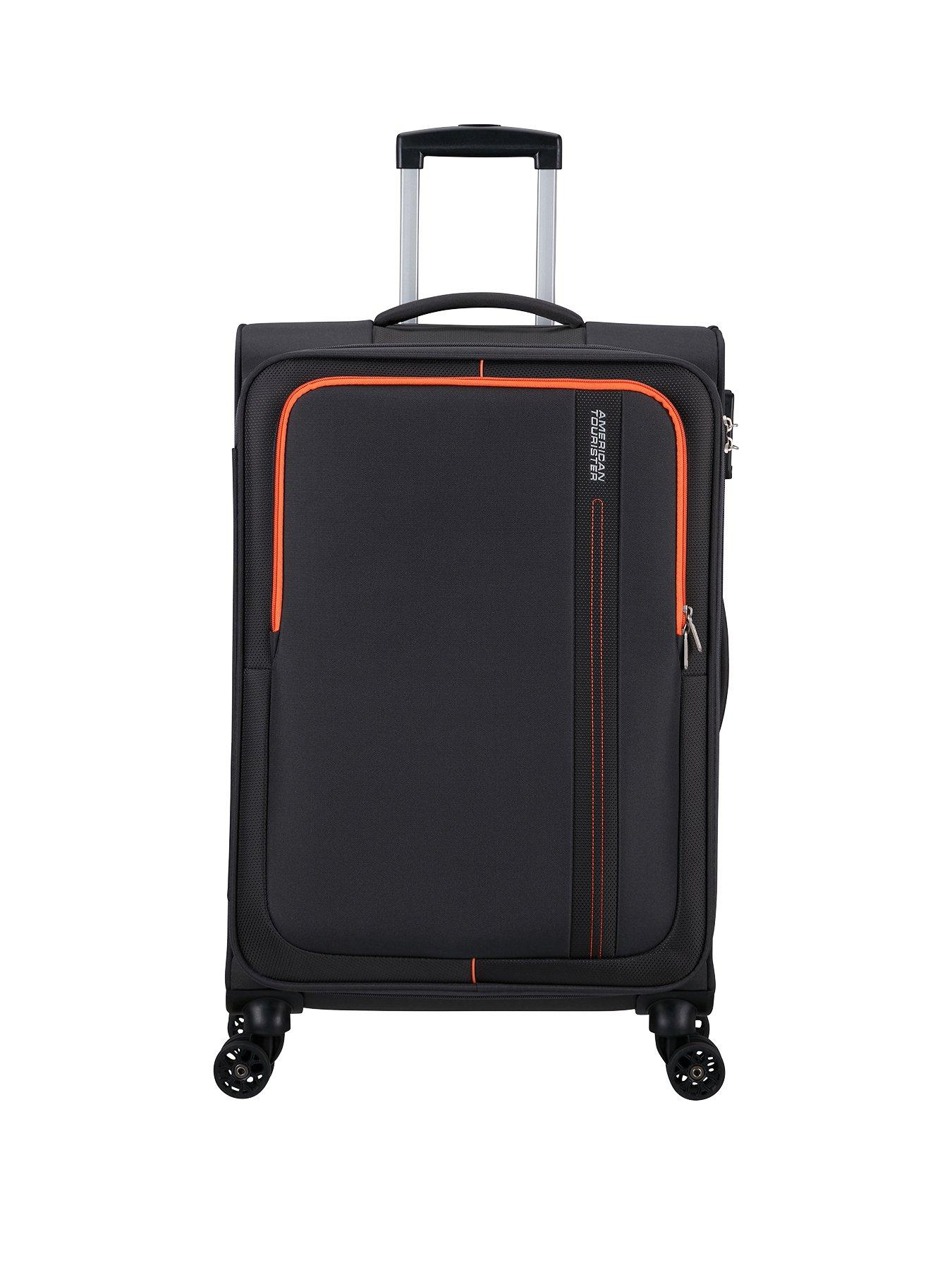  image of american-tourister-sea-seeker-spinner-68-medium-soft-suitcase-black