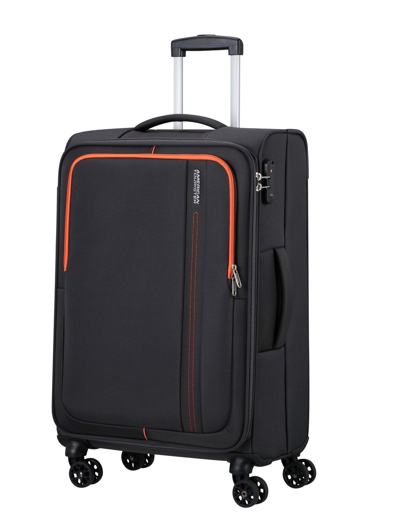 image of american-tourister-sea-seeker-spinner-68-medium-soft-suitcase-black