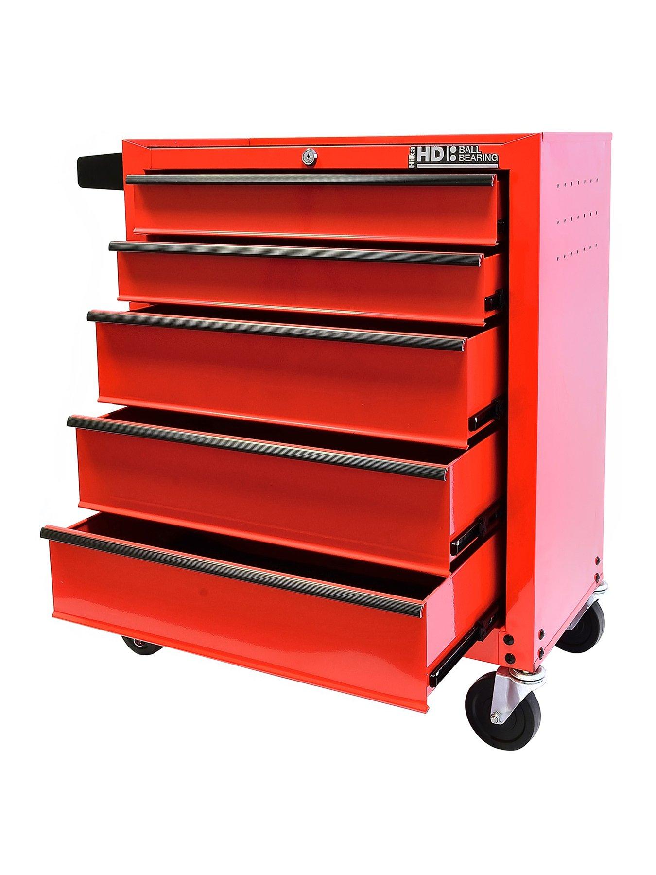 Image 1 of 2 of Hilka Tools Heavy Duty 5 Drawer Trolley BBS