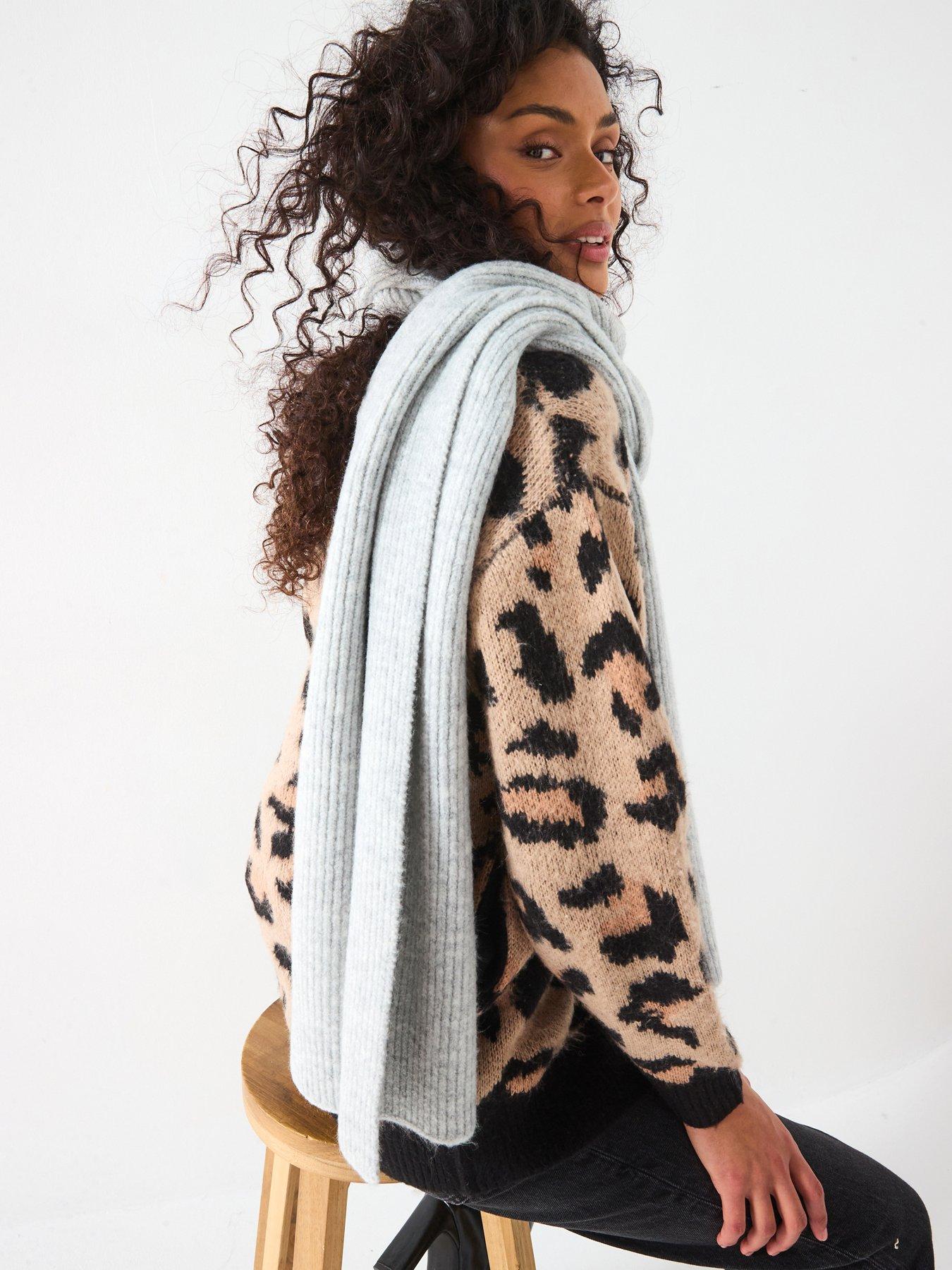 undefined Rib Knit Scarf