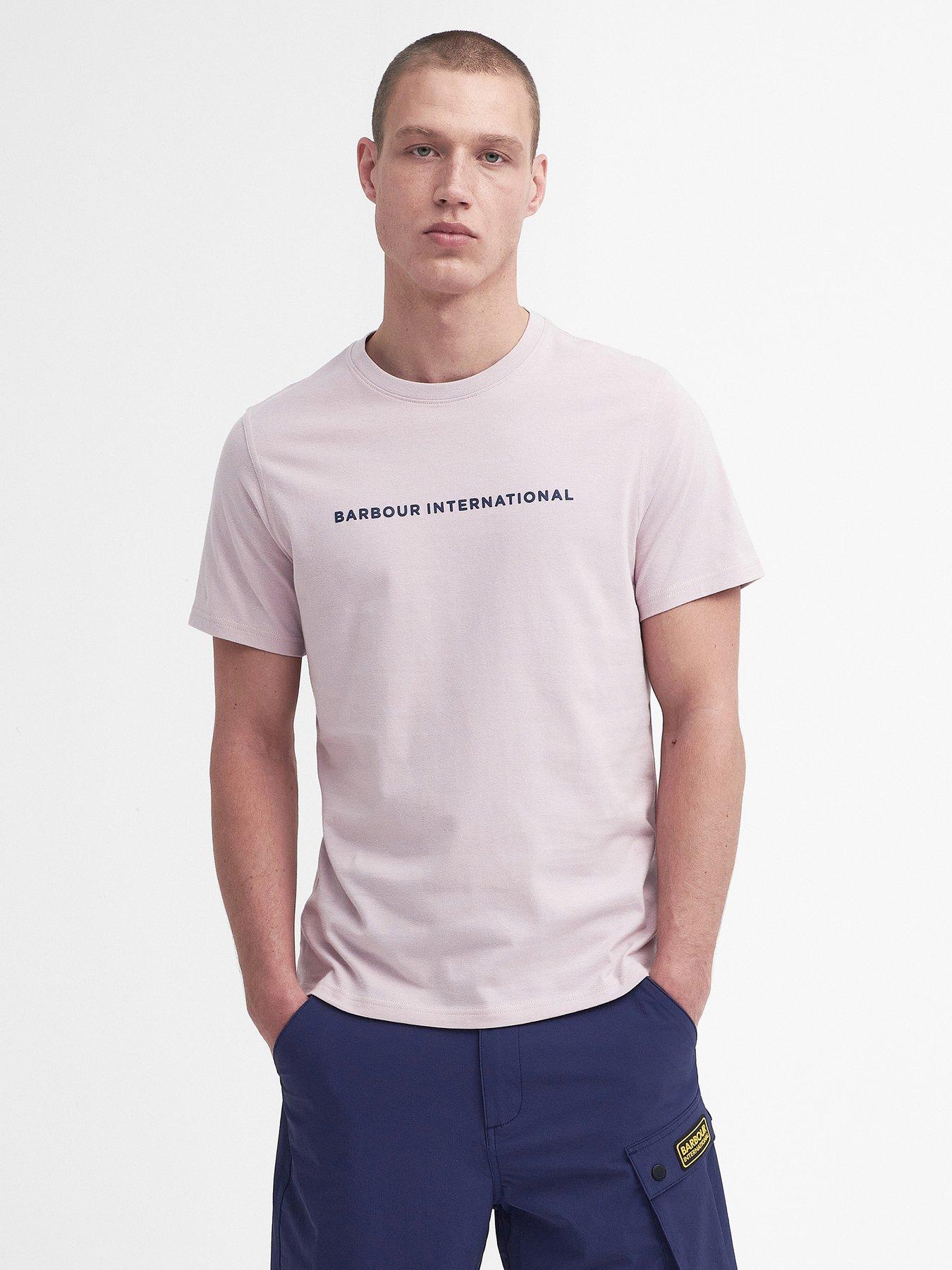 undefined Motored Chest Logo T-shirt - Light Pink