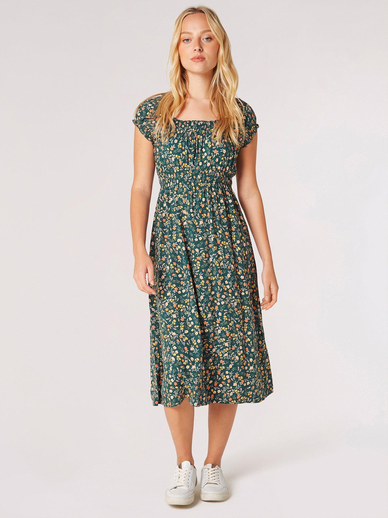 apricot-garden-ditsy-milkmaid-dress