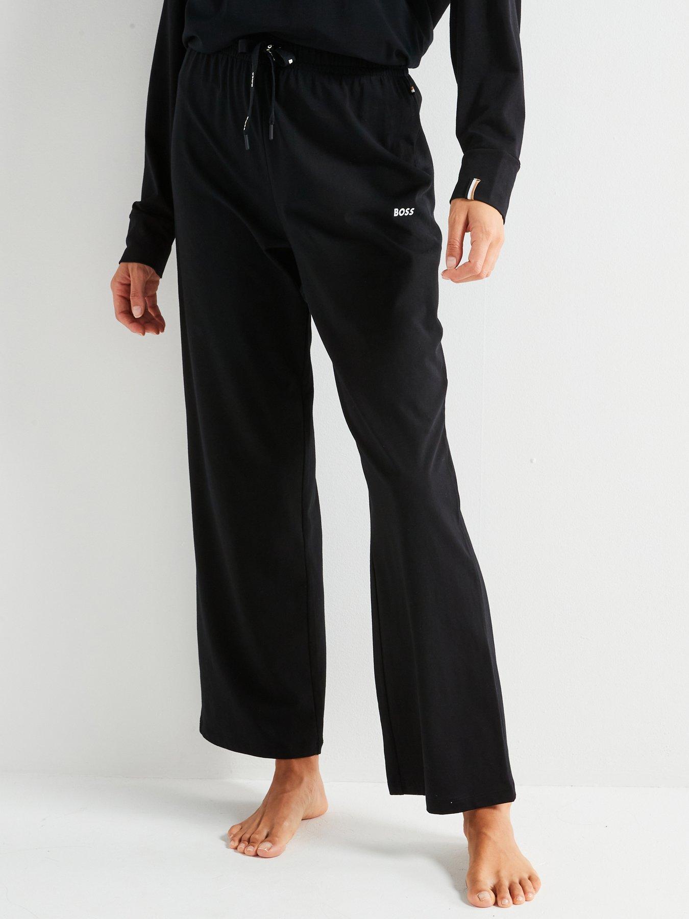 Image 1 of 5 of BOSS Logo Pyjama Pants - Black
