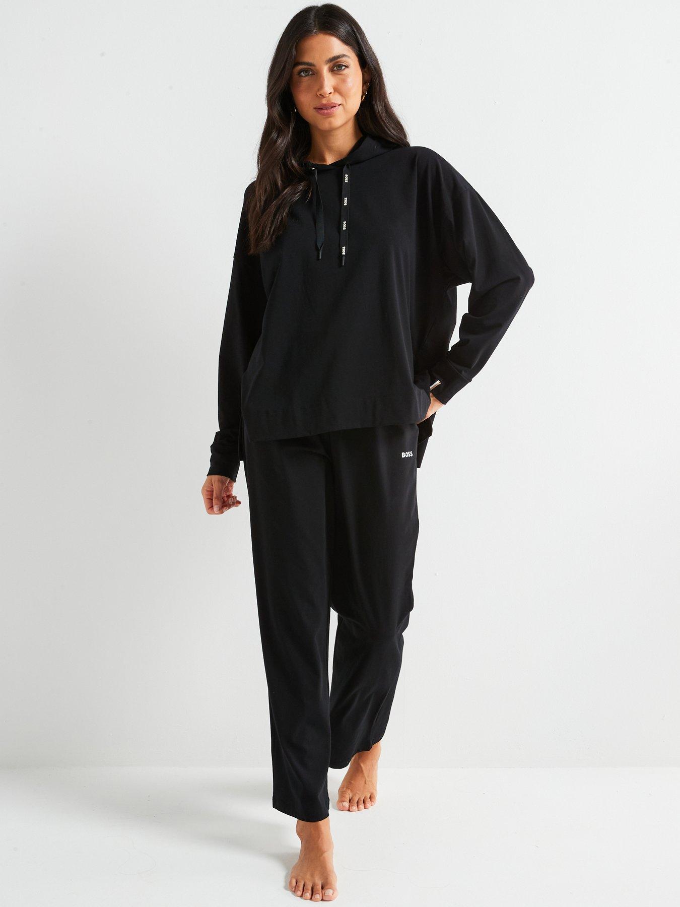 Image 3 of 5 of BOSS Logo Pyjama Pants - Black