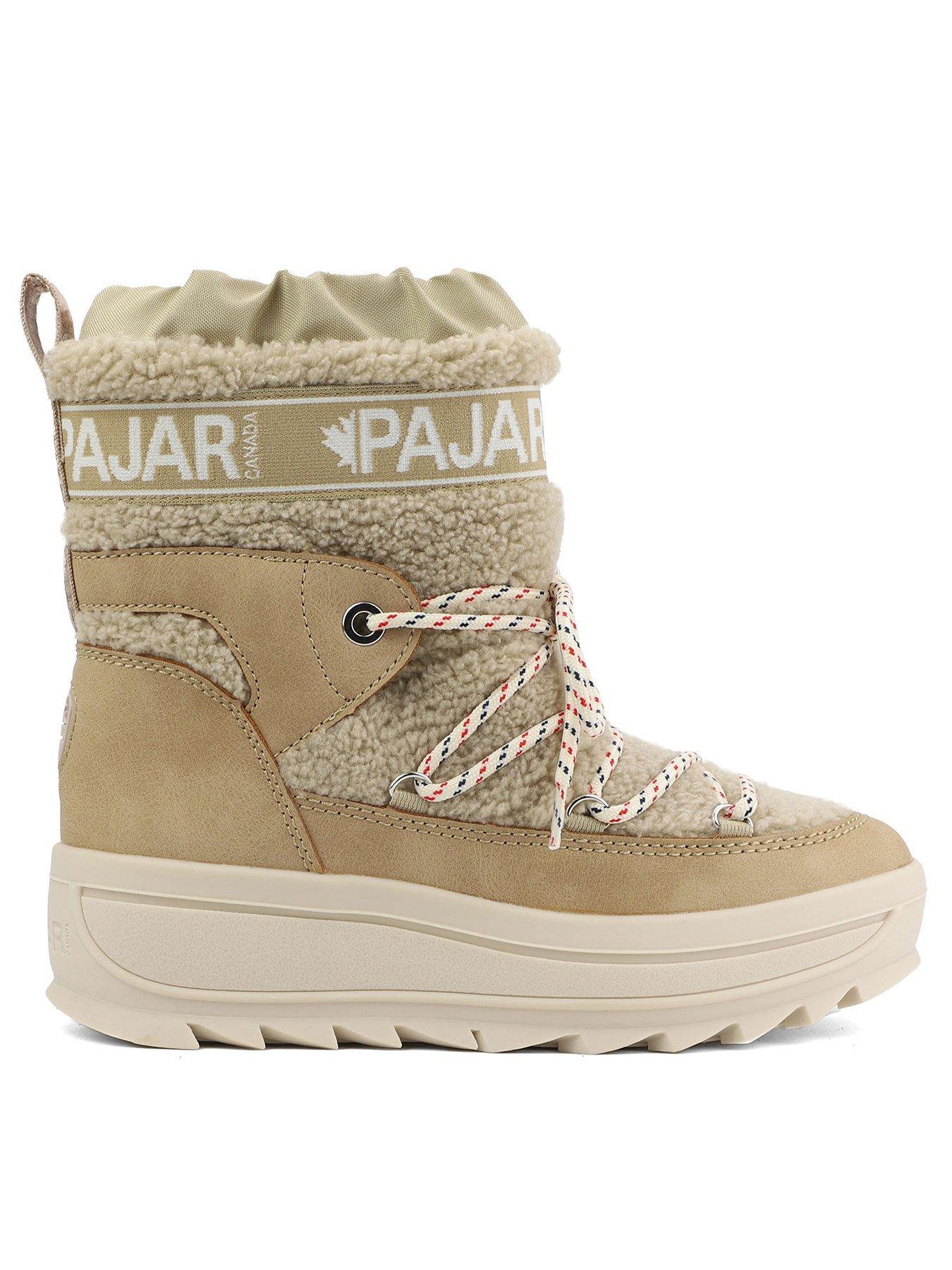 undefined Galaxy Lama Snow Boots - Beige