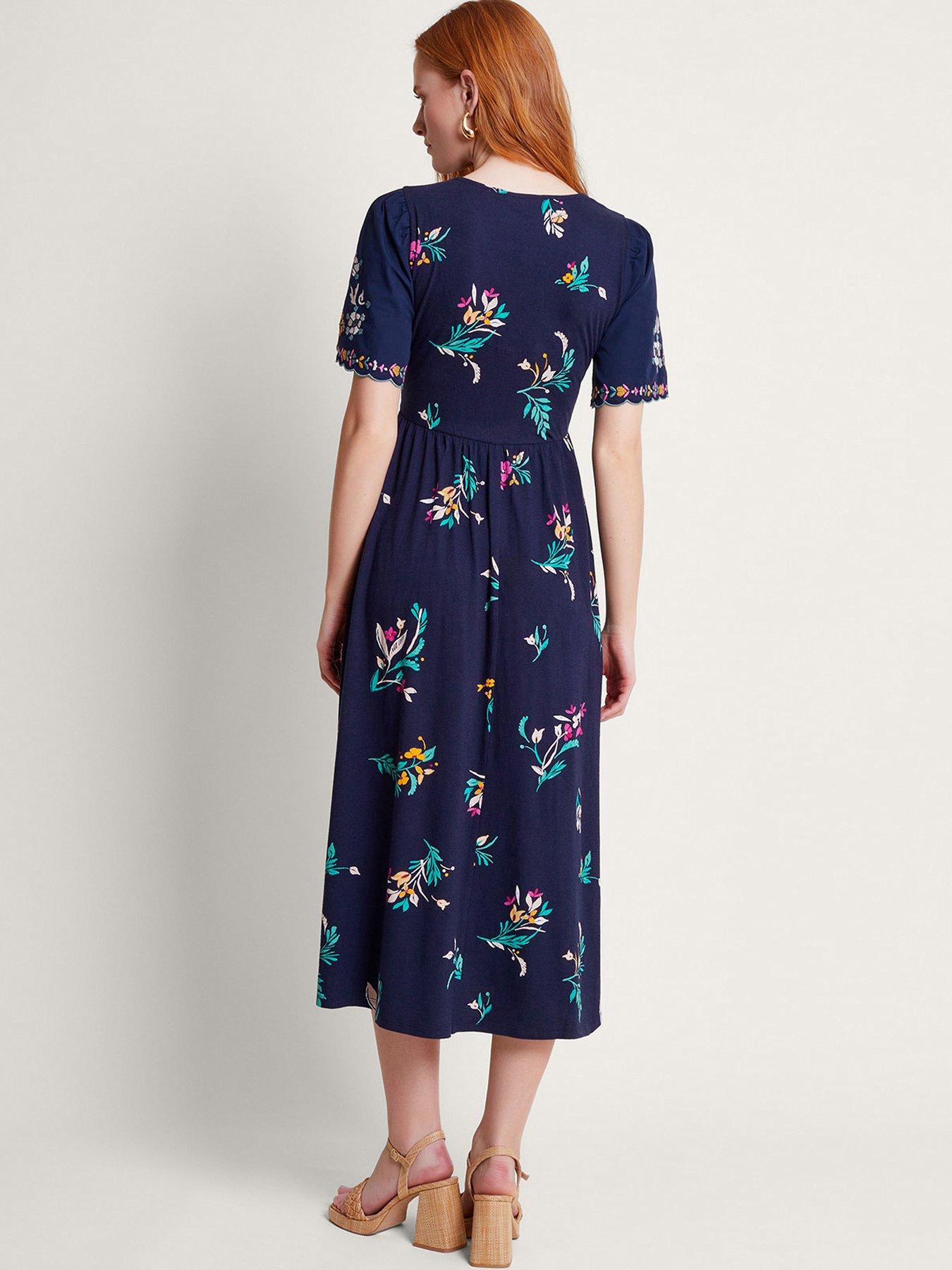 Monsoon Maya Floral Embroidered Dress | Littlewoods