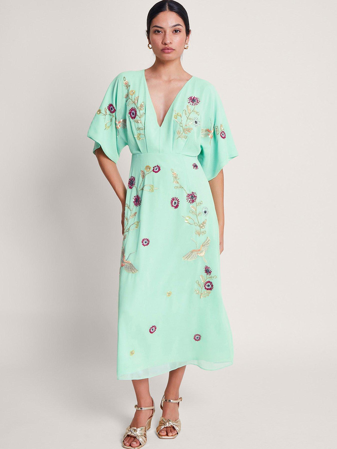 green emerald velvet dress Amazon.com: Kaerm Kid Girls Sleeveless Rhinestone Round Halter Neck Chiffon  Skirt Formal Event Knee-Length Gown Mint Green 12: Clothing, Shoes & Jewelry main image 0