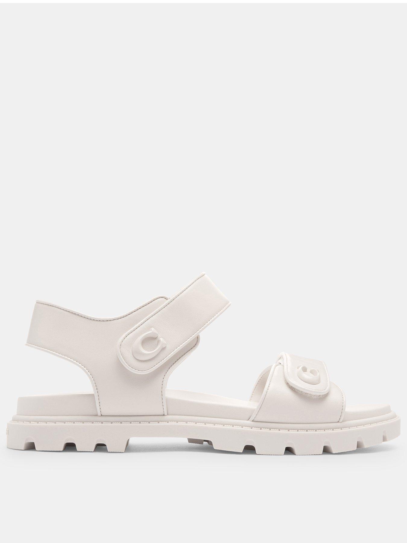 COACH Brynn Leather Sandal