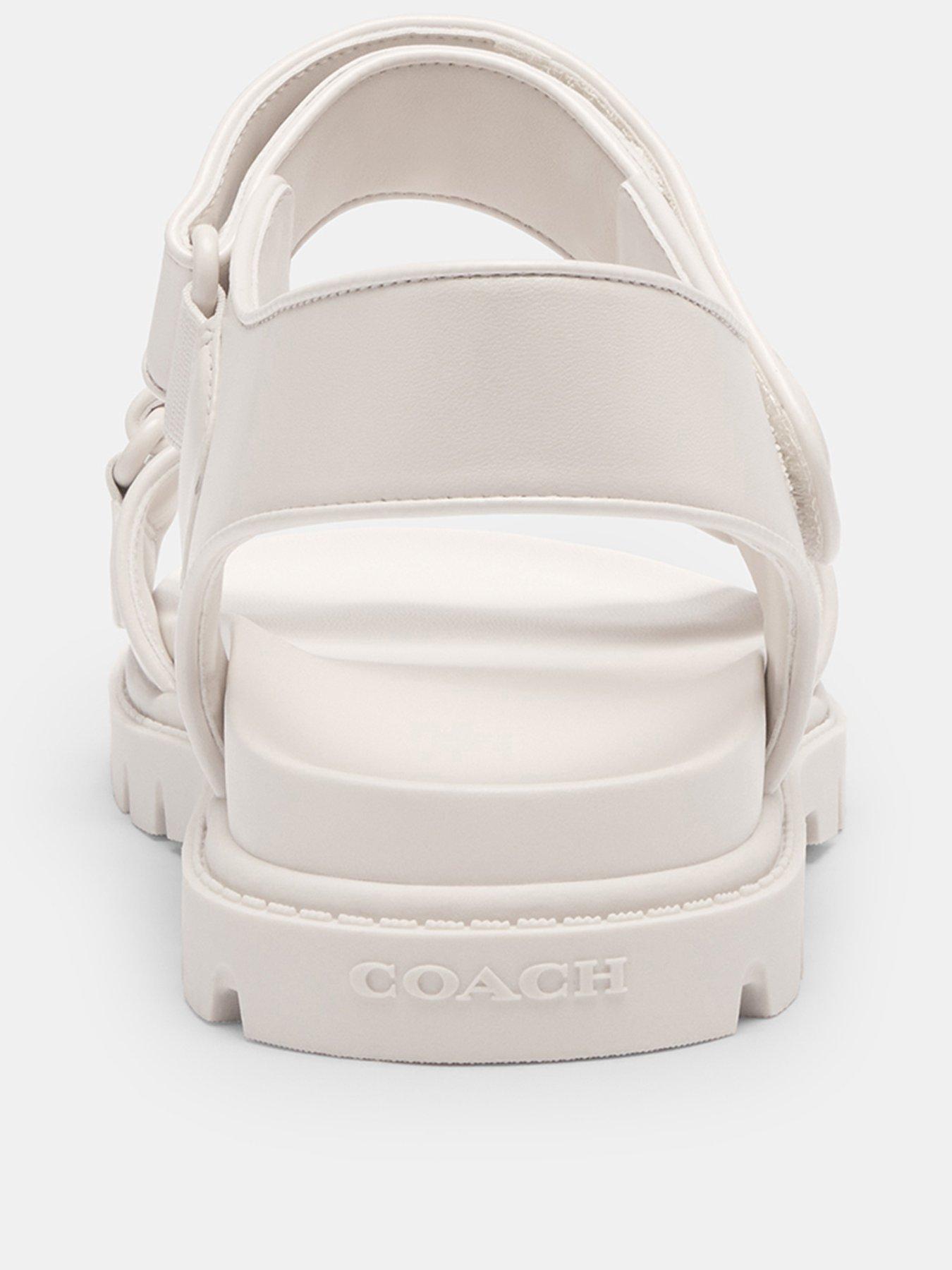  image of coach-brynn-leather-sandal