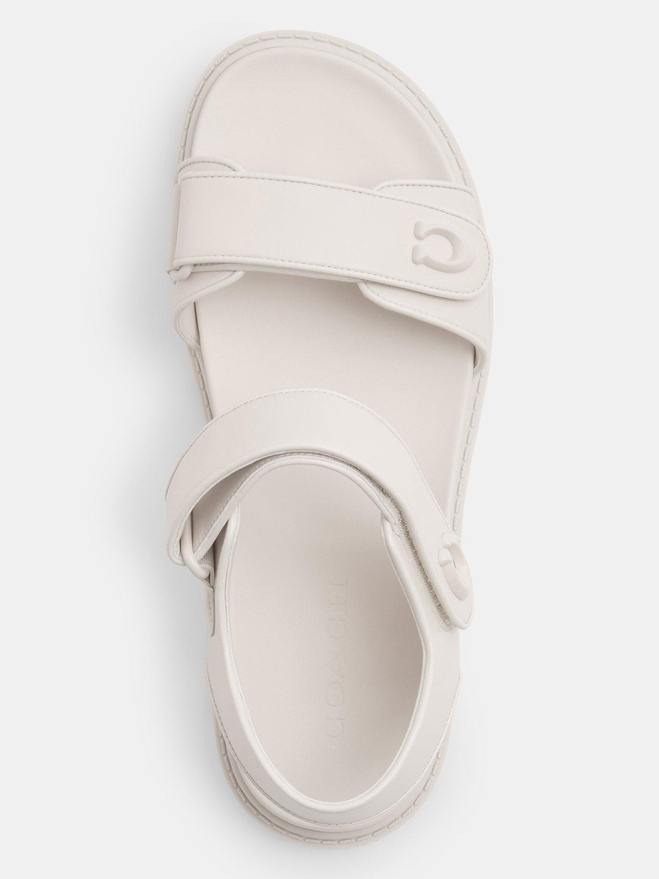 image of coach-brynn-leather-sandal