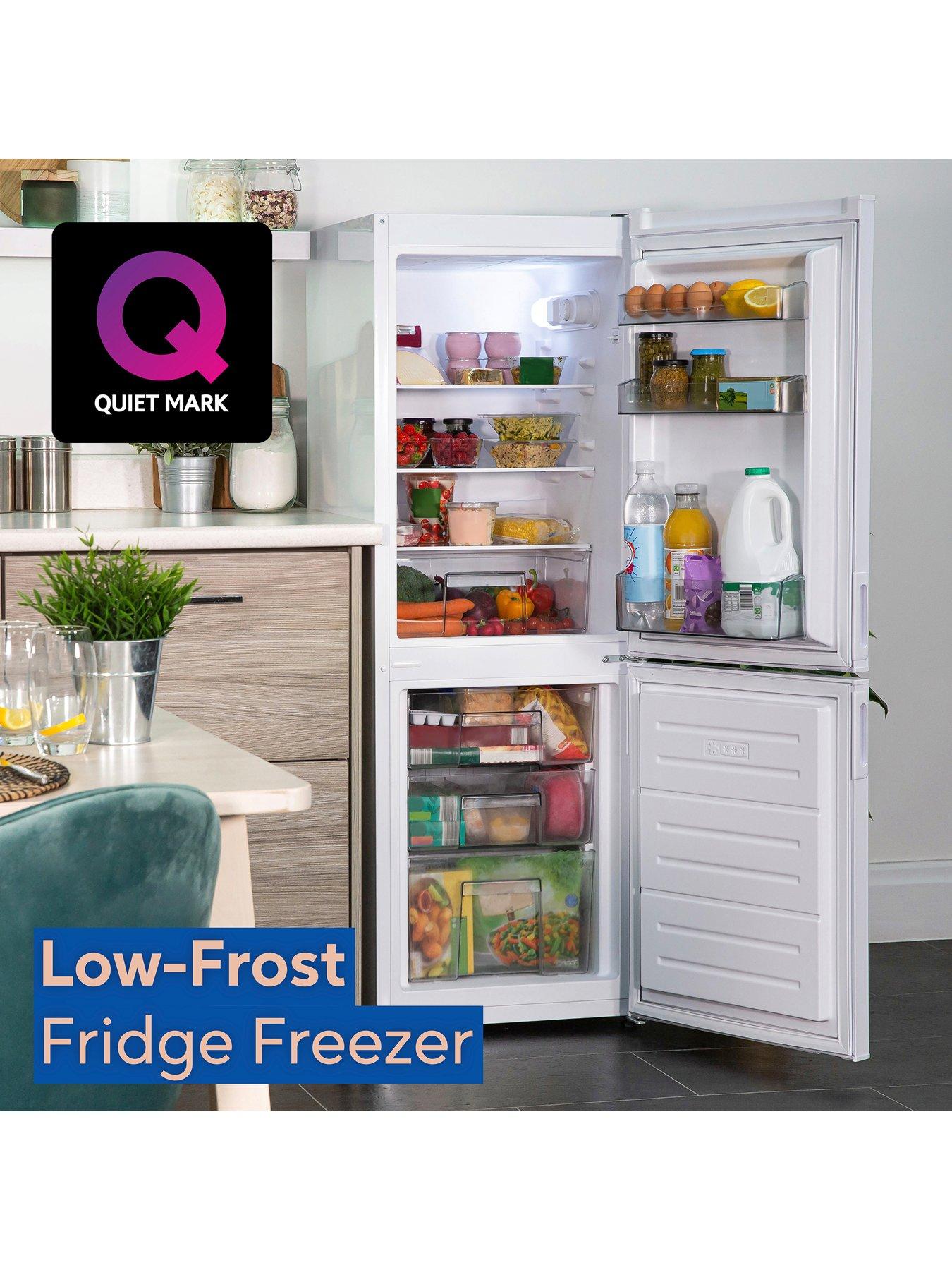  image of russell-hobbs-rh145ff501e1w-freestanding-50cm-widenbsplow-frost-fridge-freezer-white