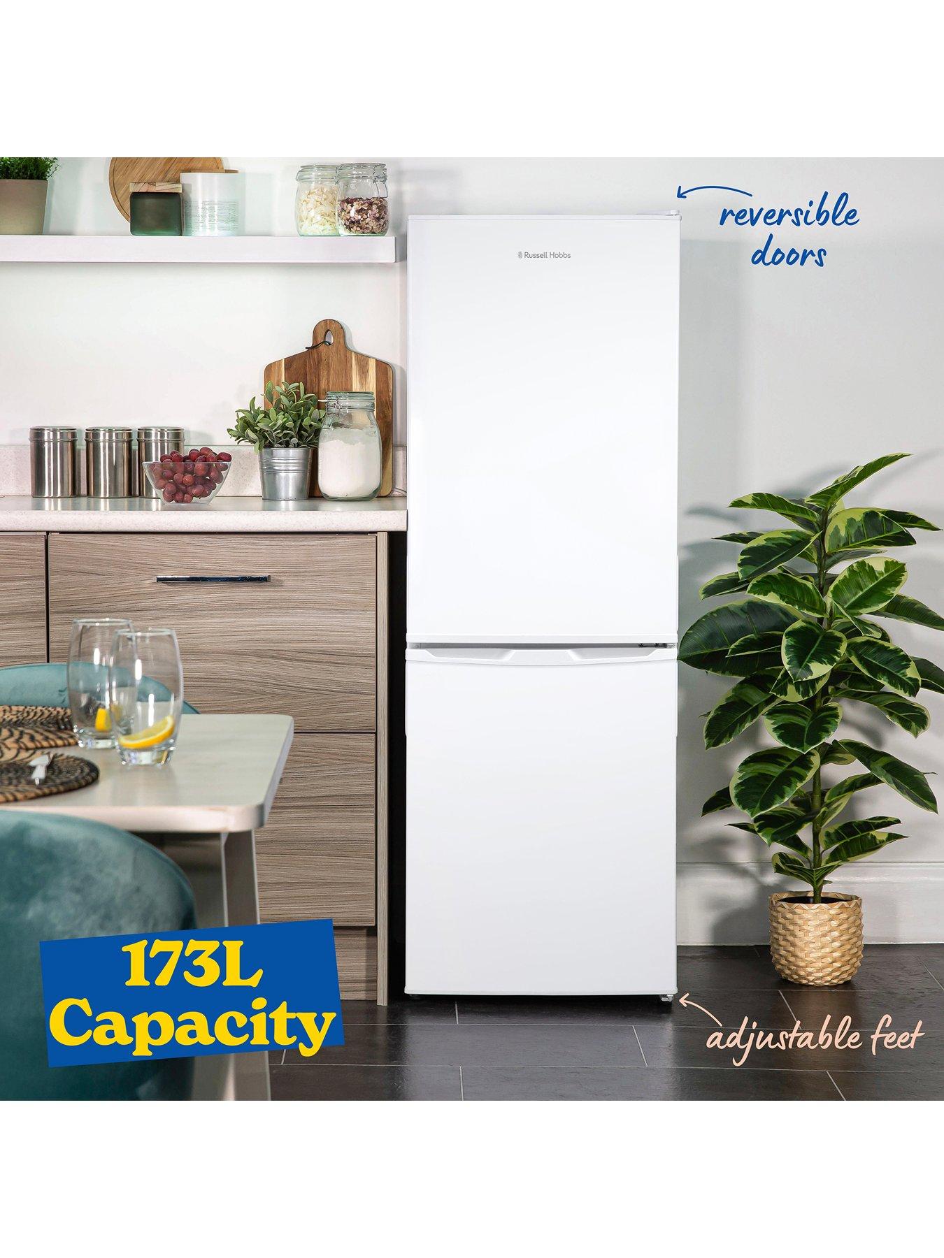  image of russell-hobbs-rh145ff501e1w-freestanding-50cm-widenbsplow-frost-fridge-freezer-white