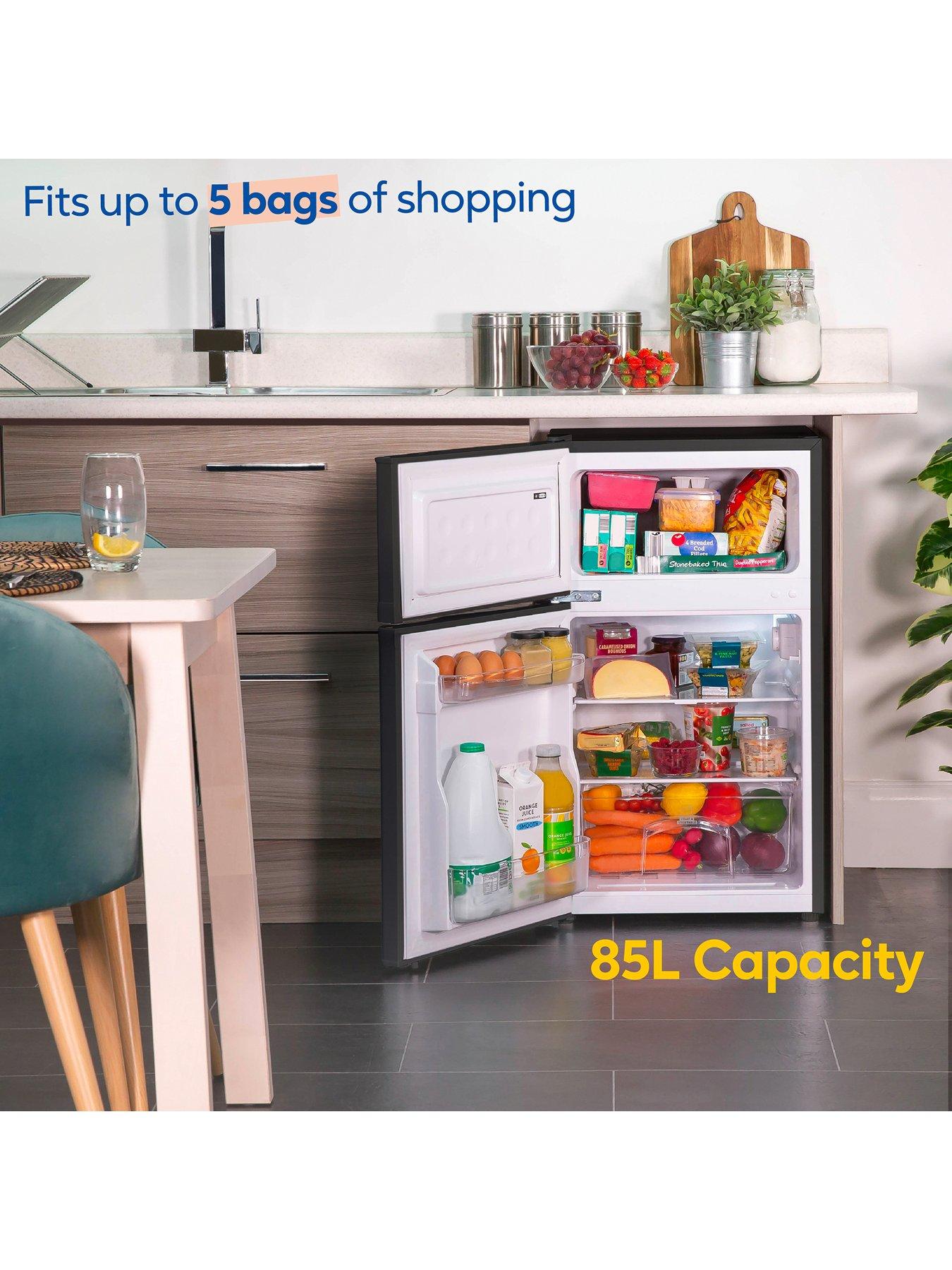  image of russell-hobbs-rh85ucff482e1b-under-counter-fridge-freezer--nbspblack