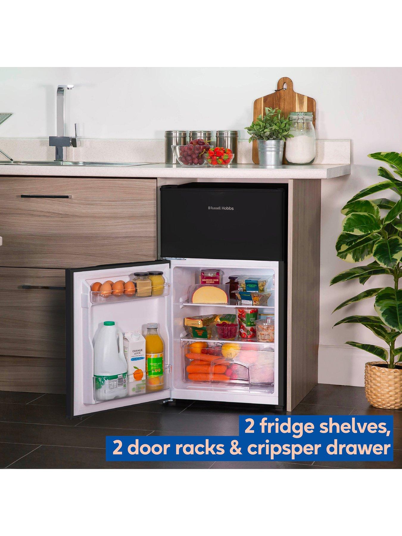  image of russell-hobbs-rh85ucff482e1b-under-counter-fridge-freezer--nbspblack