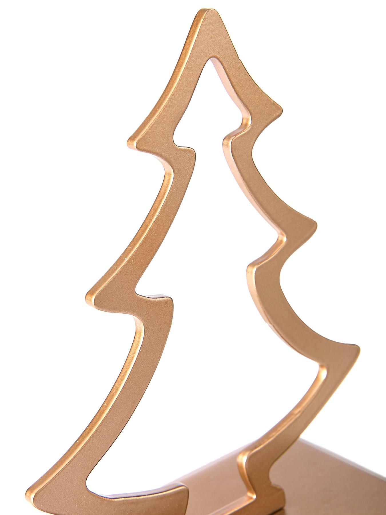 Image 6 of 6 of Very Home Set of 2 Matt Gold Star Stocking Holders