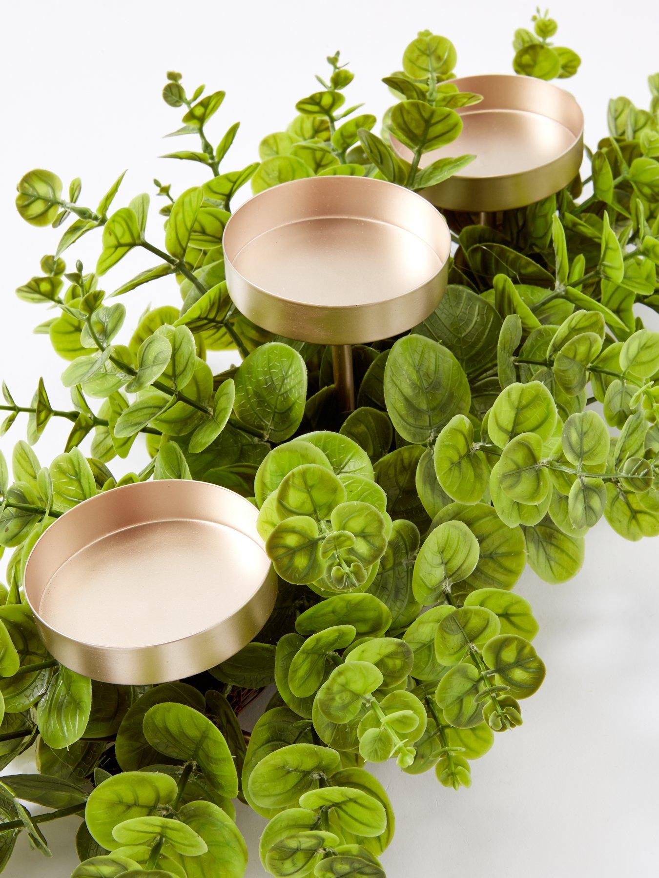  image of very-home-eucalyptus-christmas-candle-holder