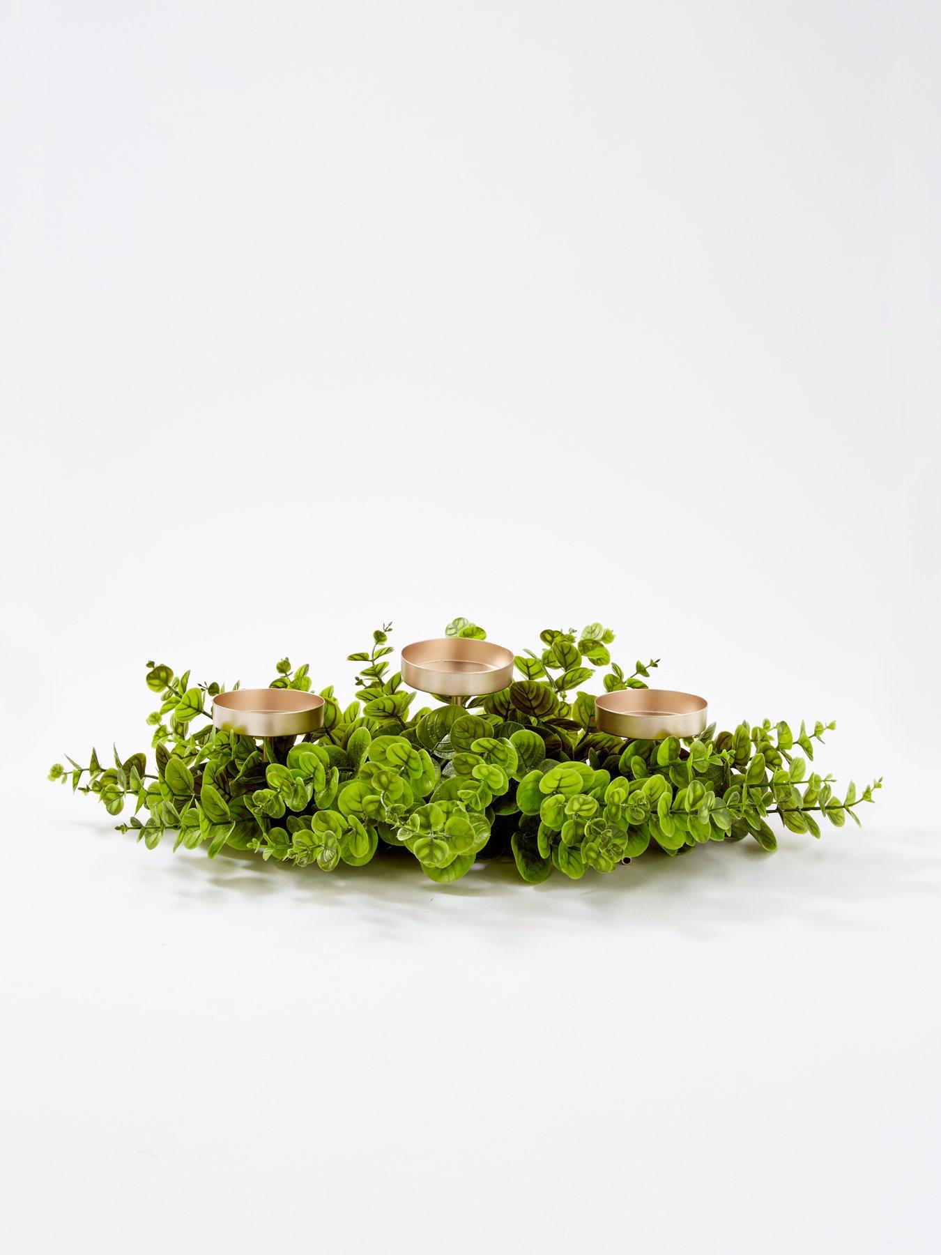  image of very-home-eucalyptus-christmas-candle-holder
