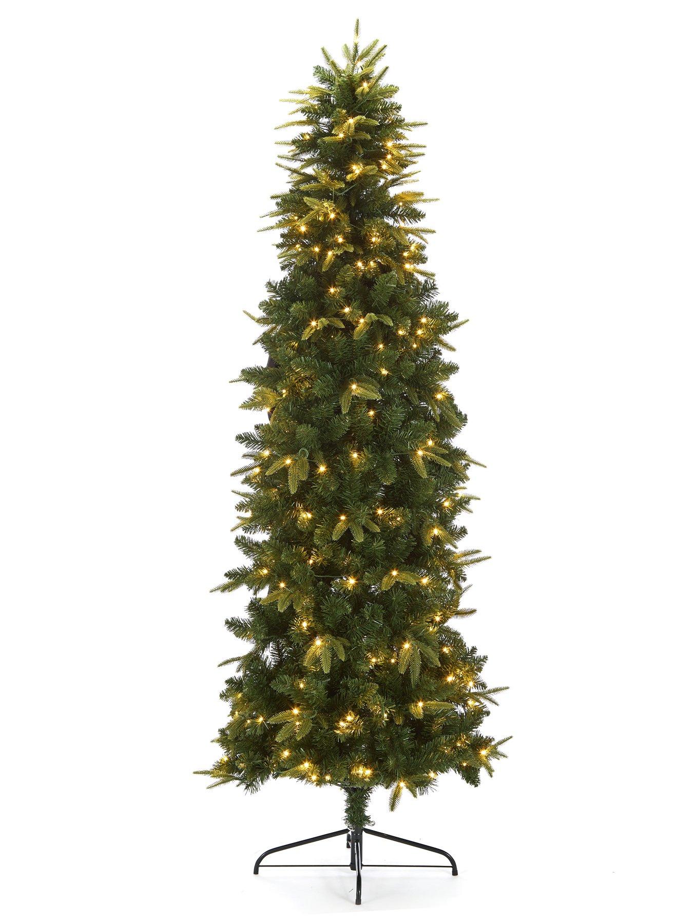 Image 2 of 4 of The Very Collection 6ft Newburgh Mixed Tips Slim Pre Lit Christmas Tree