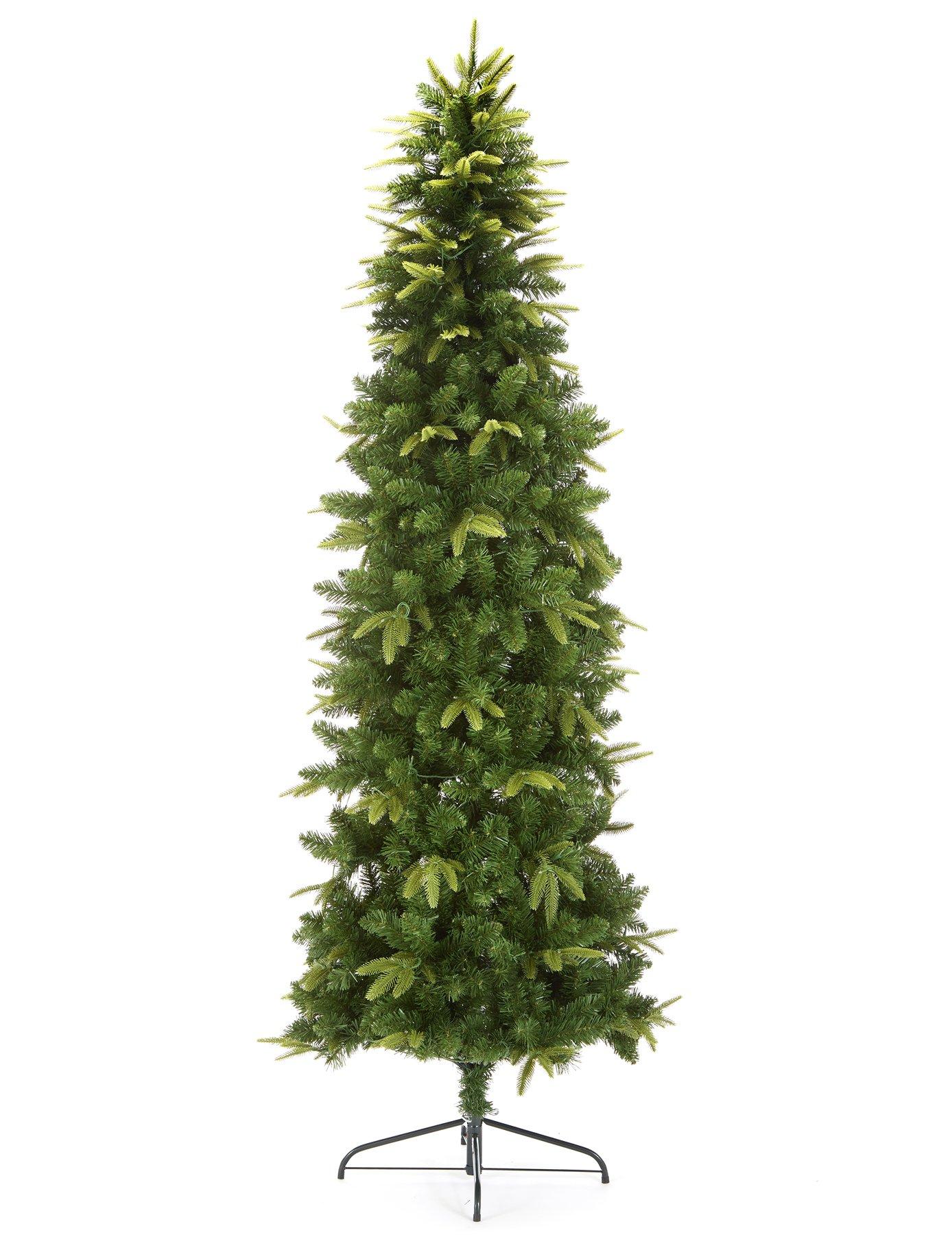 Image 3 of 4 of The Very Collection 6ft Newburgh Mixed Tips Slim Pre Lit Christmas Tree