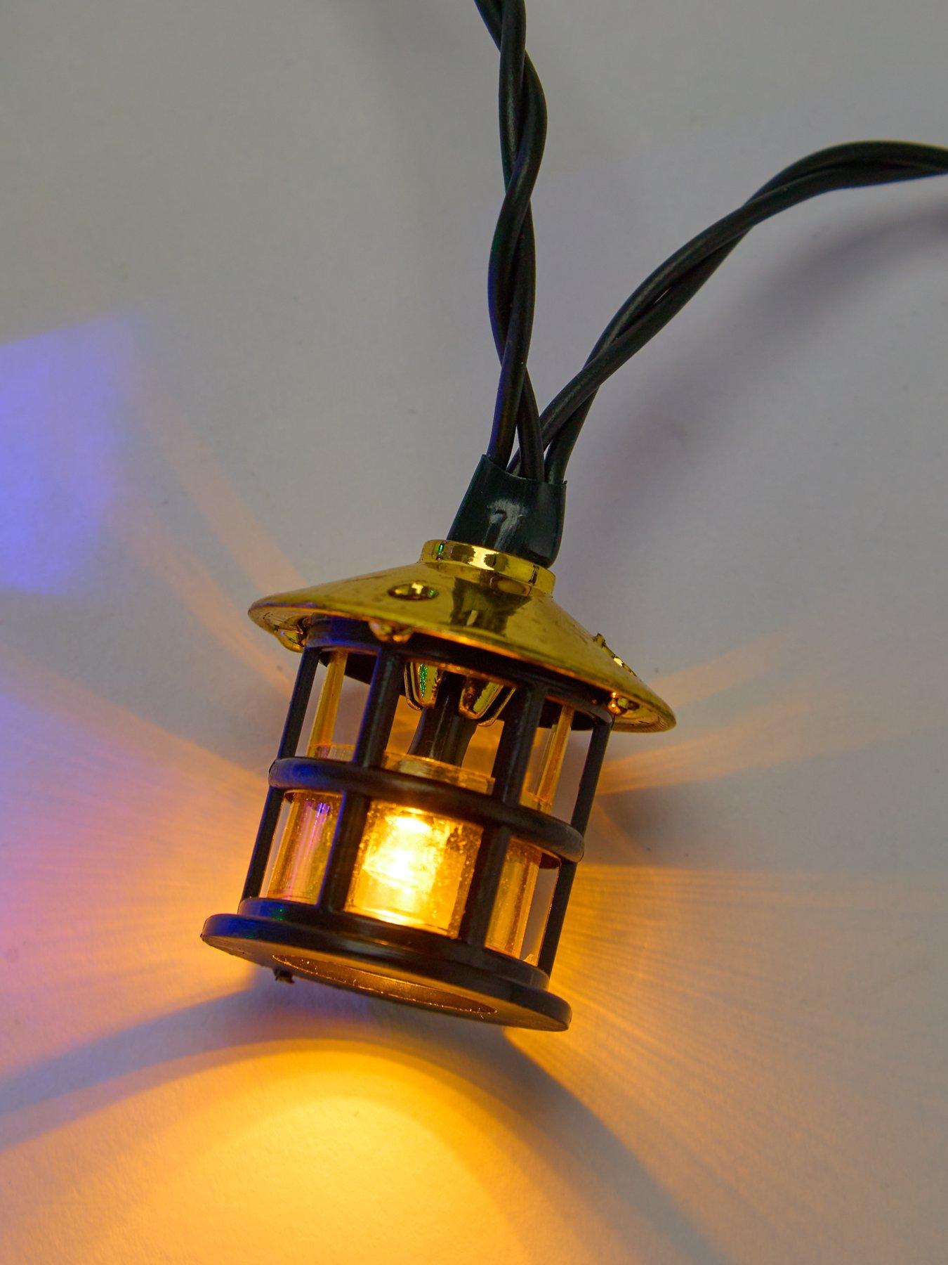 Image 4 of 6 of Very Home Battery Operated Traditional Lantern Outdoor Christmas Lights