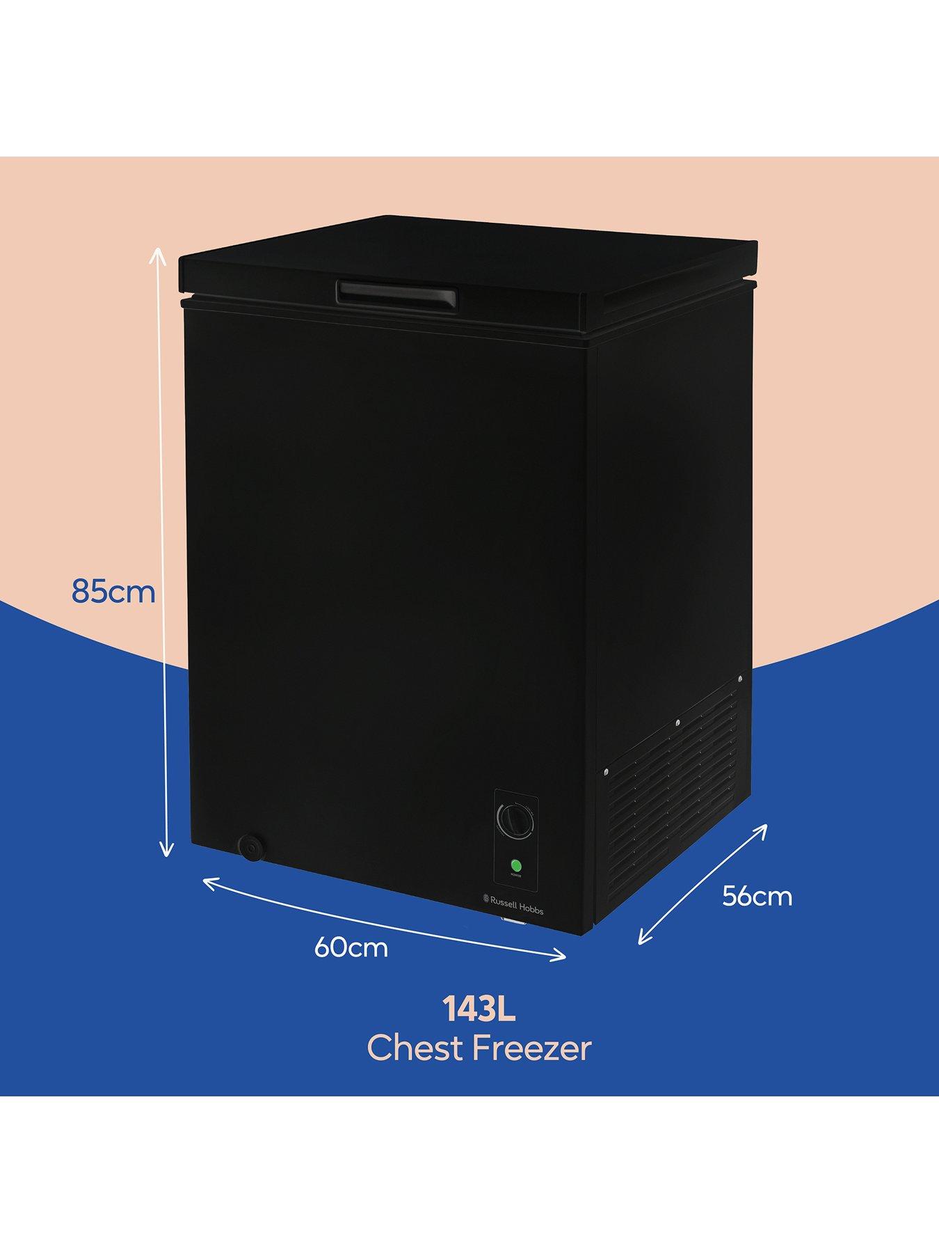  image of russell-hobbs-rh142cf0e1b-143l-chest-freezer-black