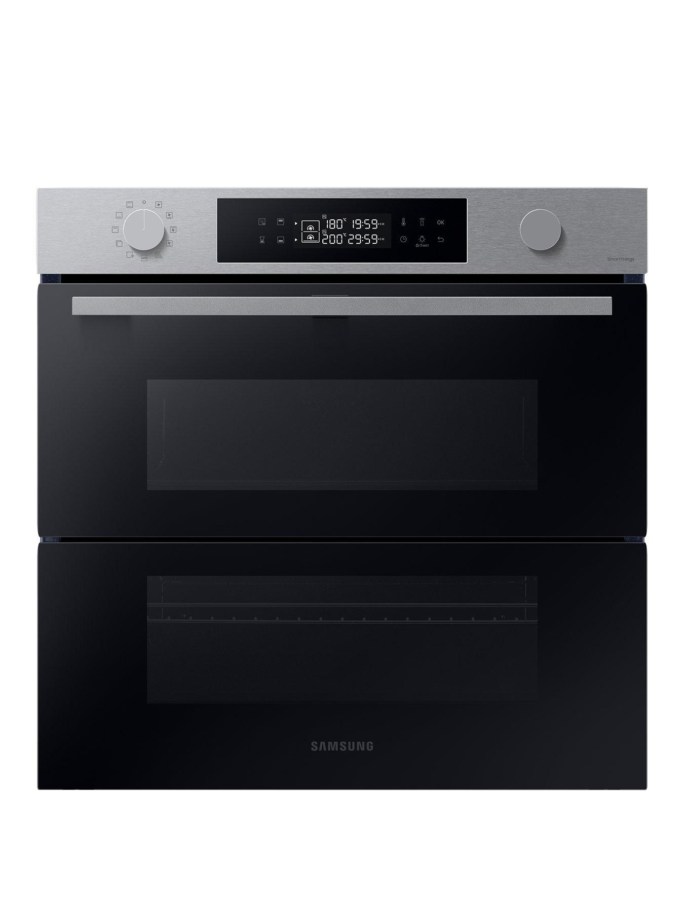 Image 1 of 8 of Samsung Series 4 NV7B45205ASU4 Dual Cook Flex Smart Oven with Catalytic Cleaning &ndash; A+ Rated - Stainless Steel