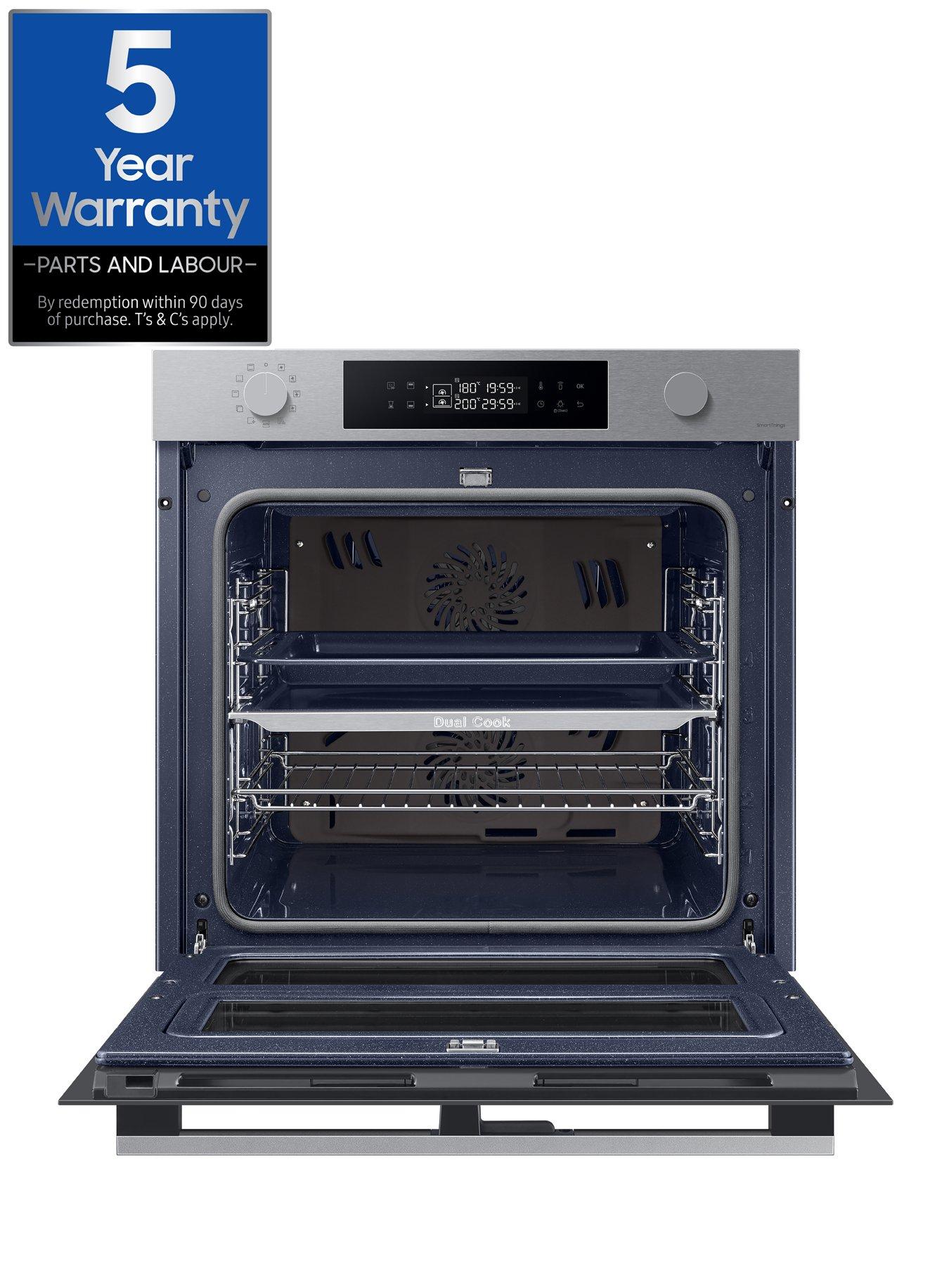 Image 2 of 8 of Samsung Series 4 NV7B45205ASU4 Dual Cook Flex Smart Oven with Catalytic Cleaning &ndash; A+ Rated - Stainless Steel