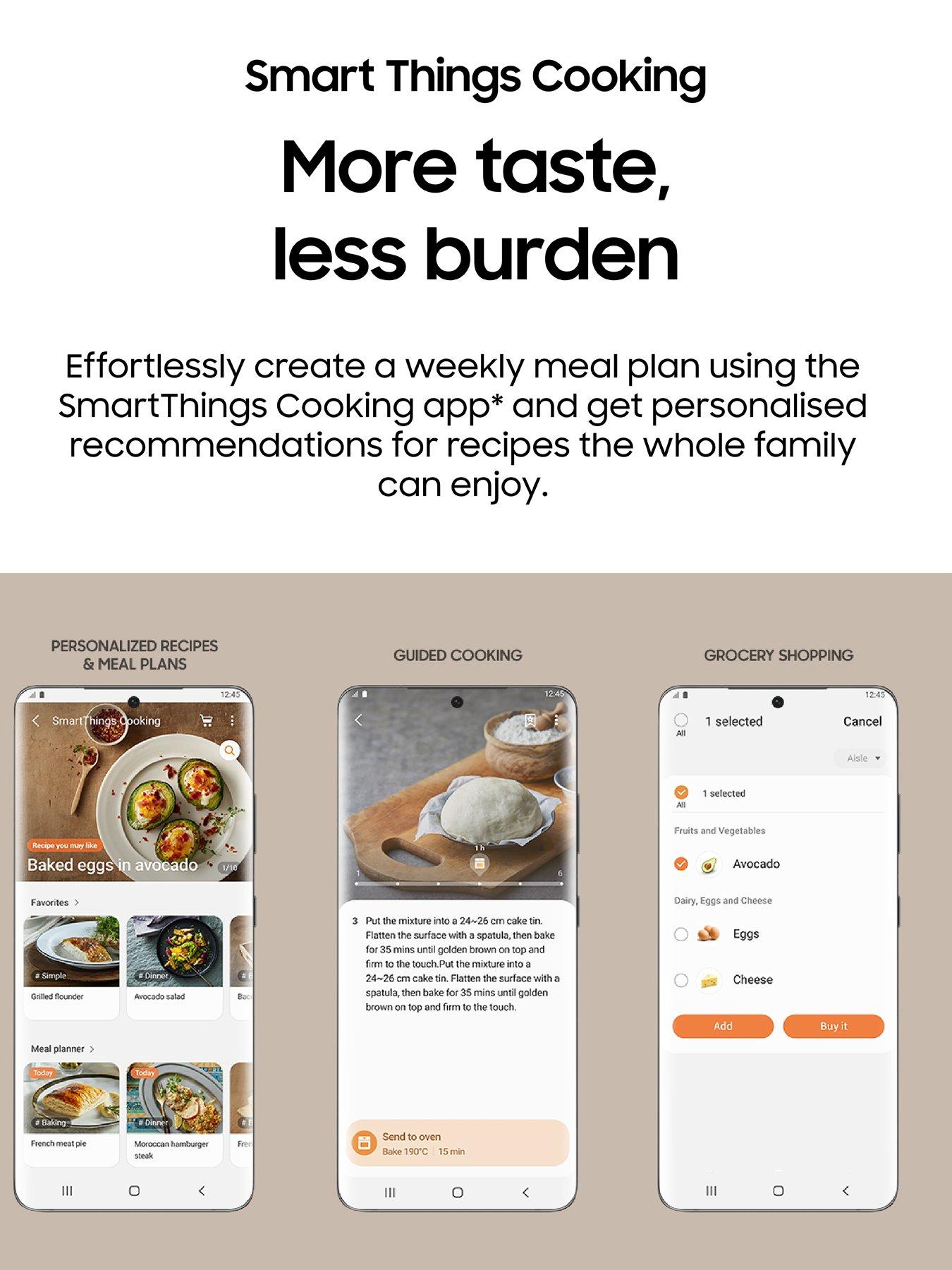  image of samsung-series-4-nv7b41403aku4-76-litrenbspelectric-smart-oven-black