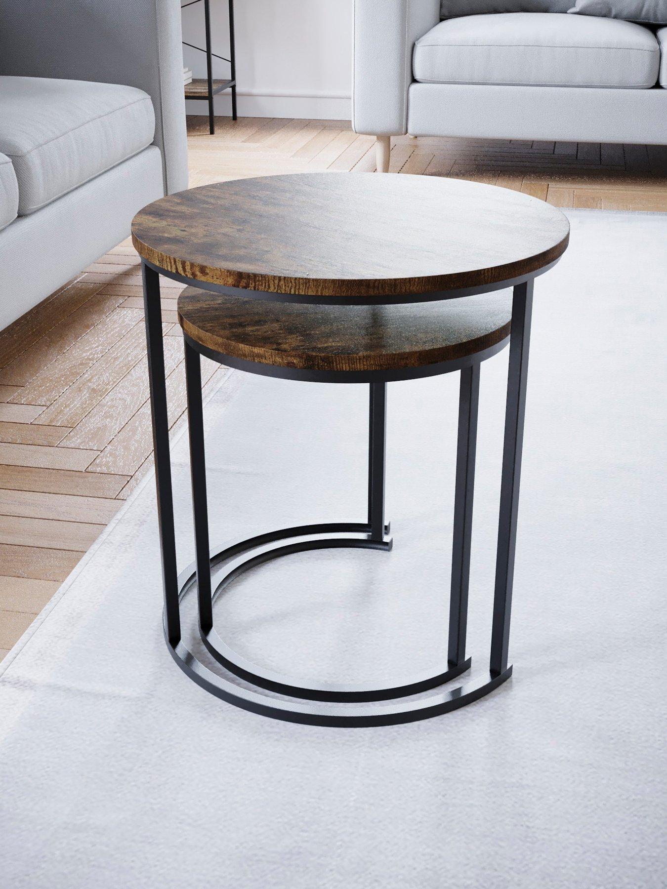 Vida Designs Brooklyn Nest Of 2 Round Tables