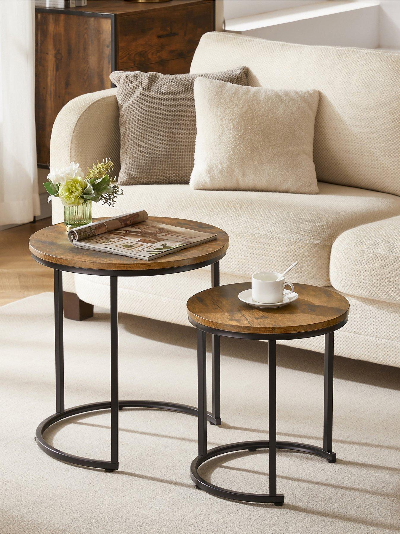 Vida Designs Brooklyn Nest Of 2 Round Tables