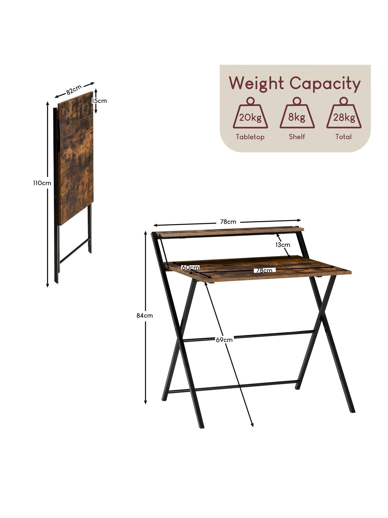 Image 6 of 7 of Vida Designs Brooklyn Foldable Desk