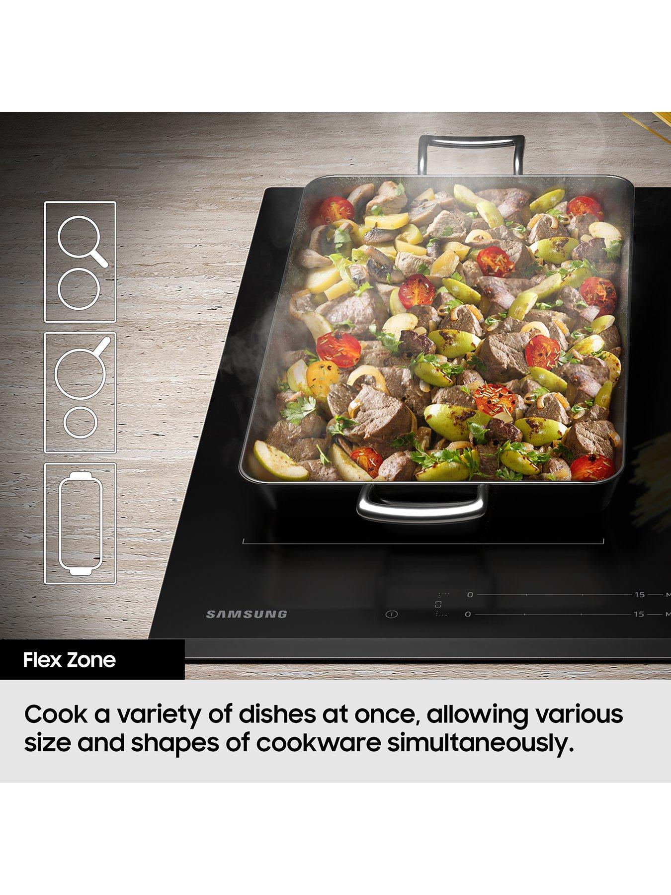  image of samsung-series-5-nz84c5047gku1-slim-fit-induction-hob-with-flex-zone-black