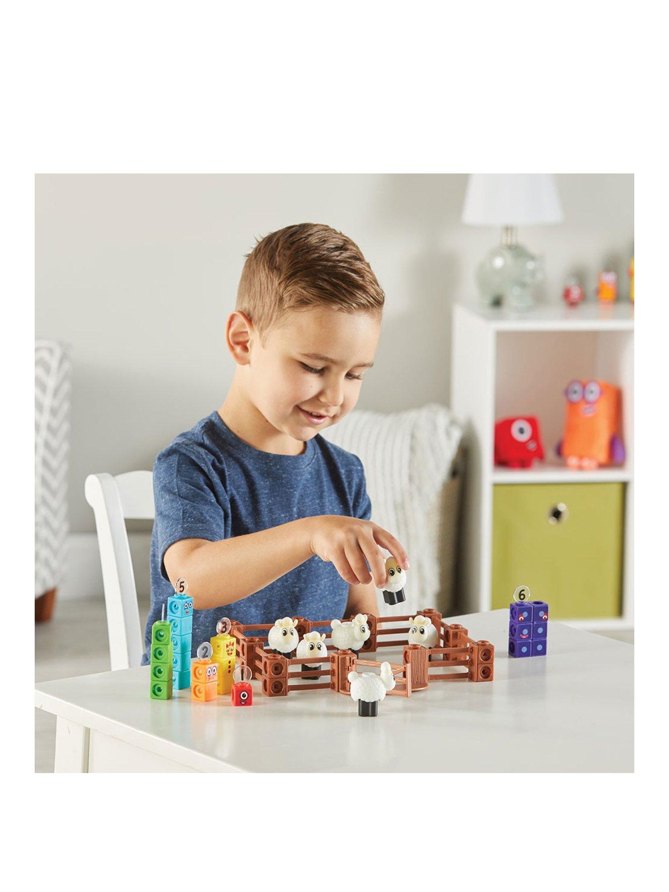 LEARNING RESOURCES MathLink Cubes Activity Set Numberblocks Sheep Farm