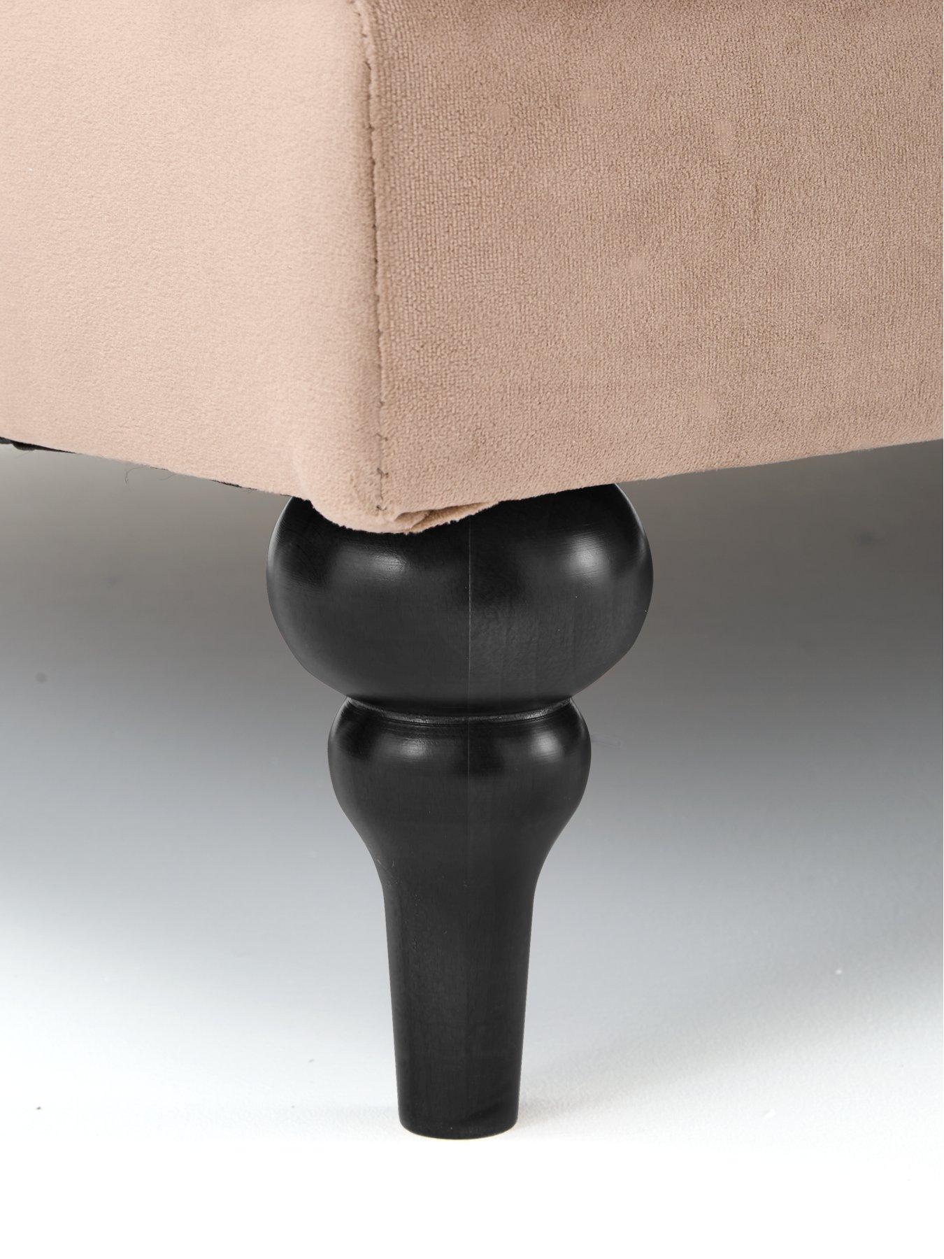 Image 4 of 7 of Very Home Victoria Fabric Armchair - Mink&nbsp;- FSC&reg; Certified