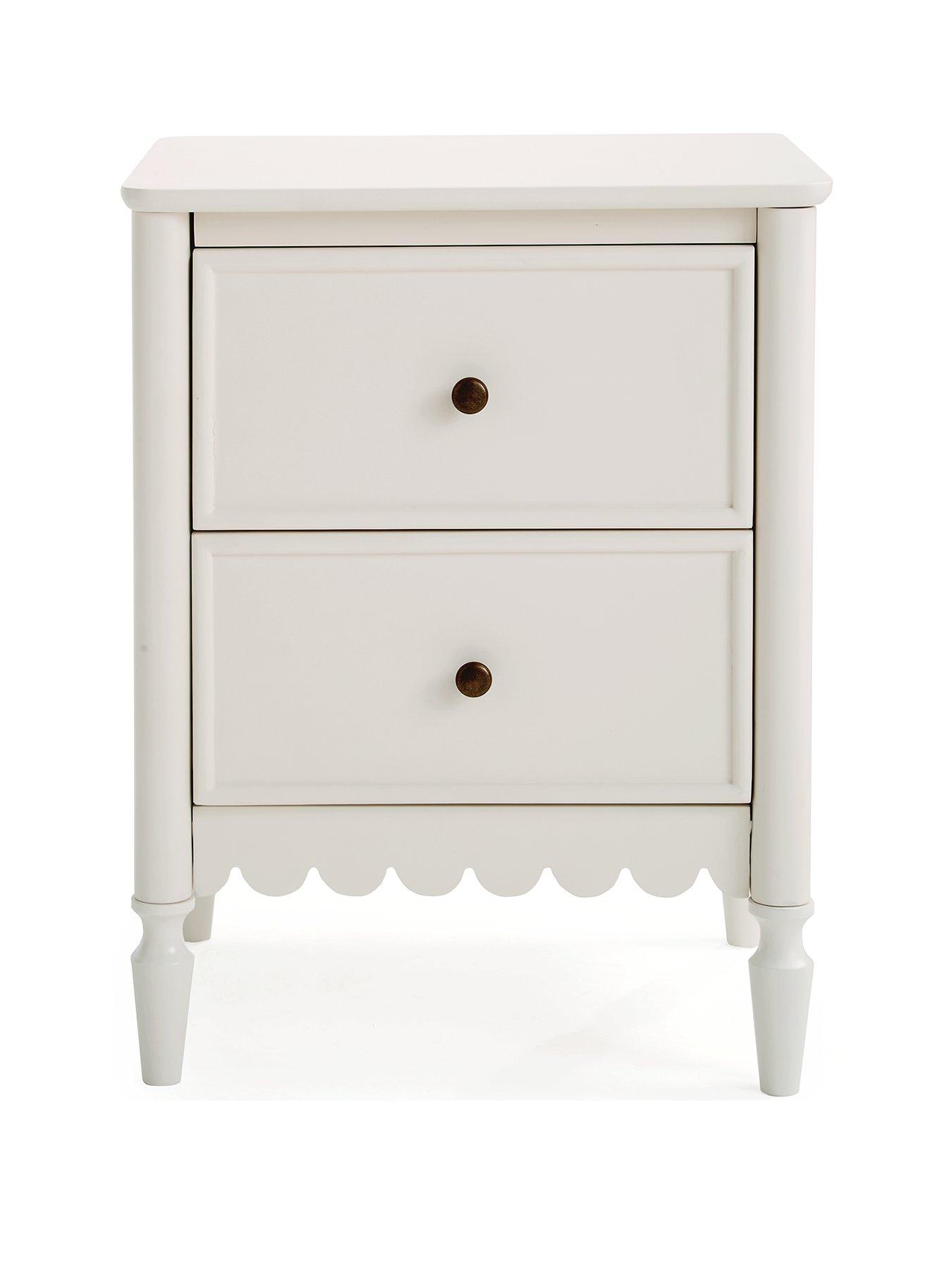  image of very-home-scallop-bedside-chest-creamnbsp-nbspfsc-certified