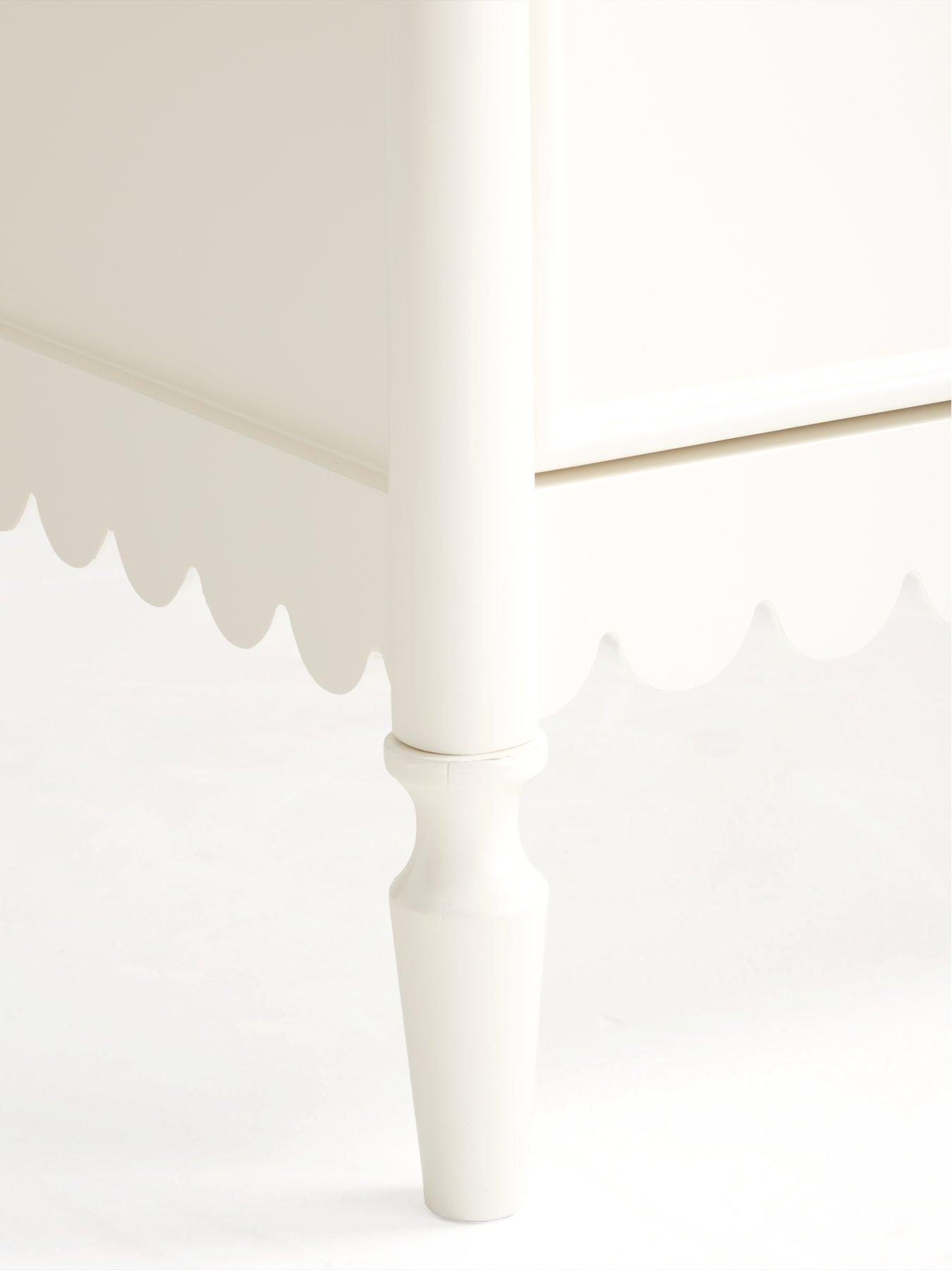 Image 5 of 7 of Very Home Scallop 3 Drawer Chest - White&nbsp;- FSC Certified