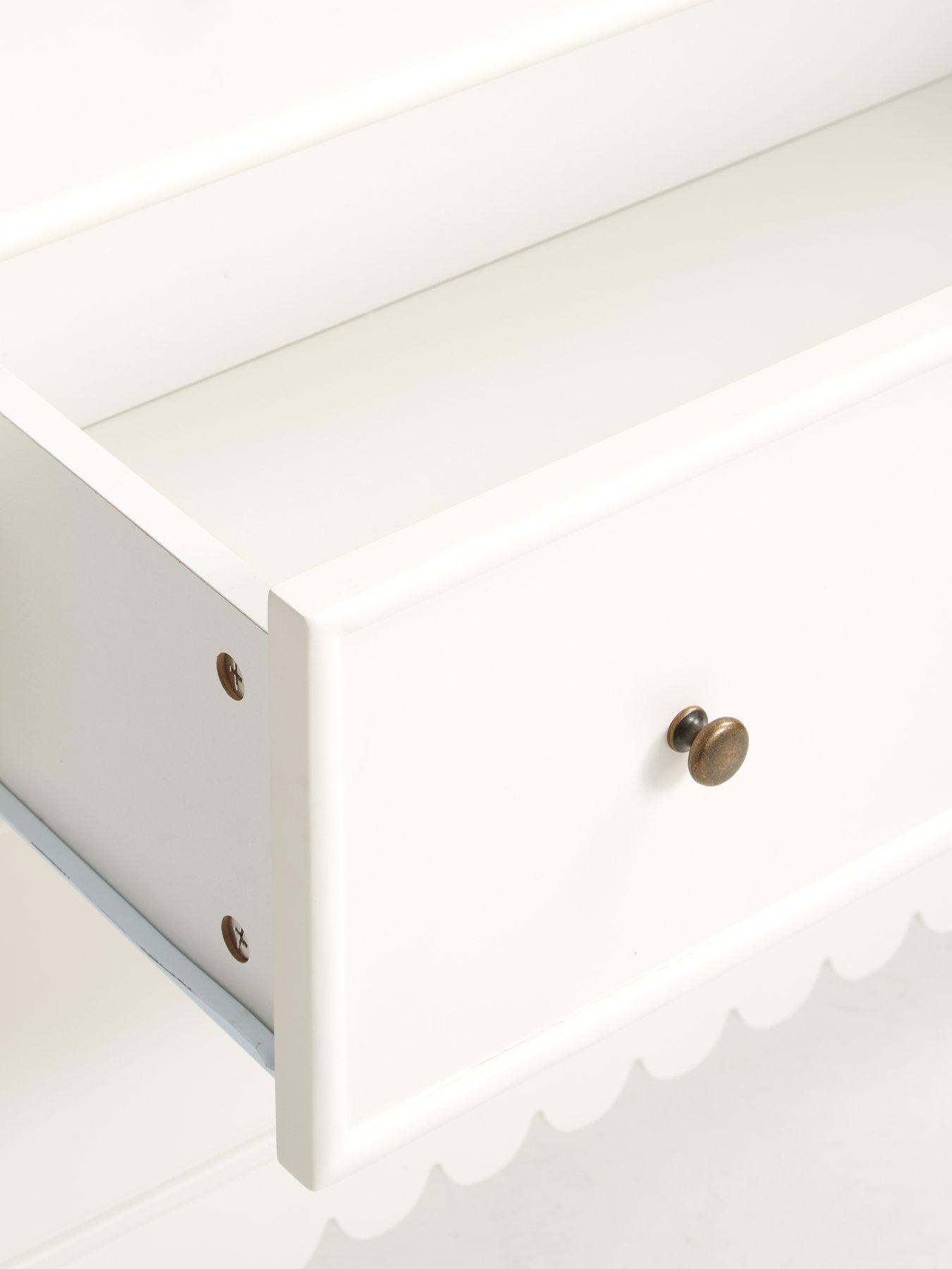 Image 6 of 7 of Very Home Scallop 3 Drawer Chest - White&nbsp;- FSC Certified