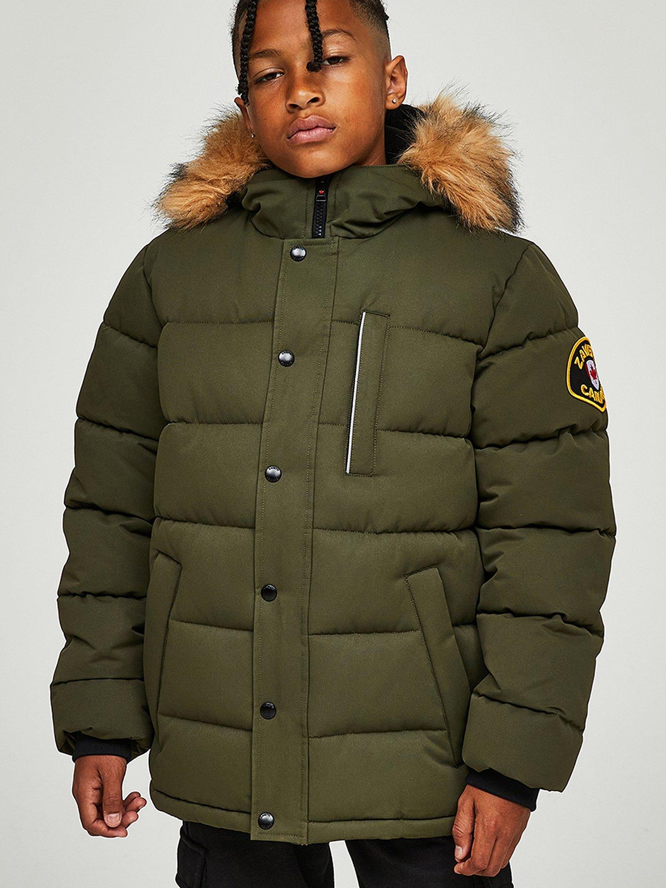 Zavetti Canada Junior Oshawa 3.0 Puffer Parka Black littlewoods