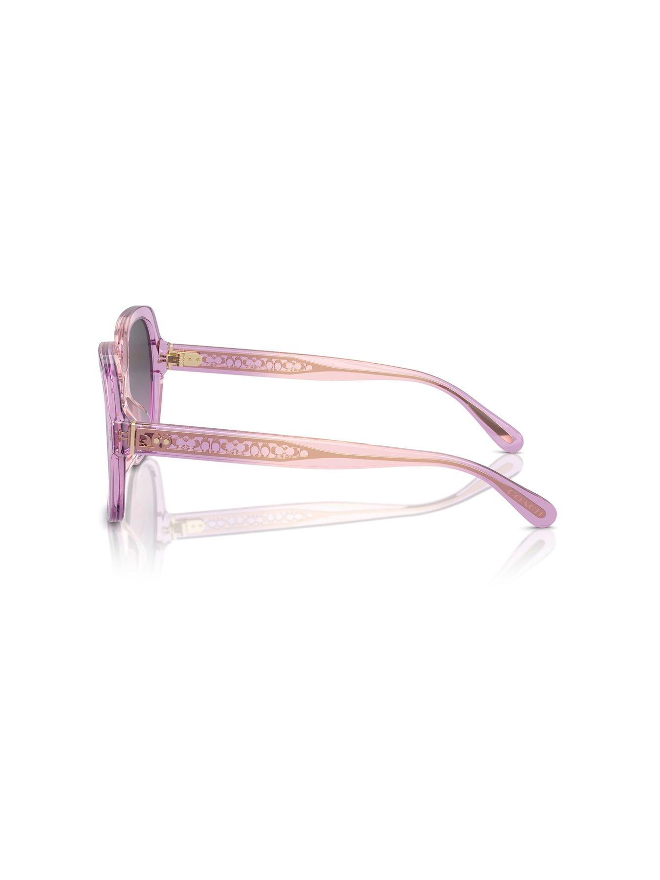 Image 2 of 4 of COACH Square Sunglasses - Pink