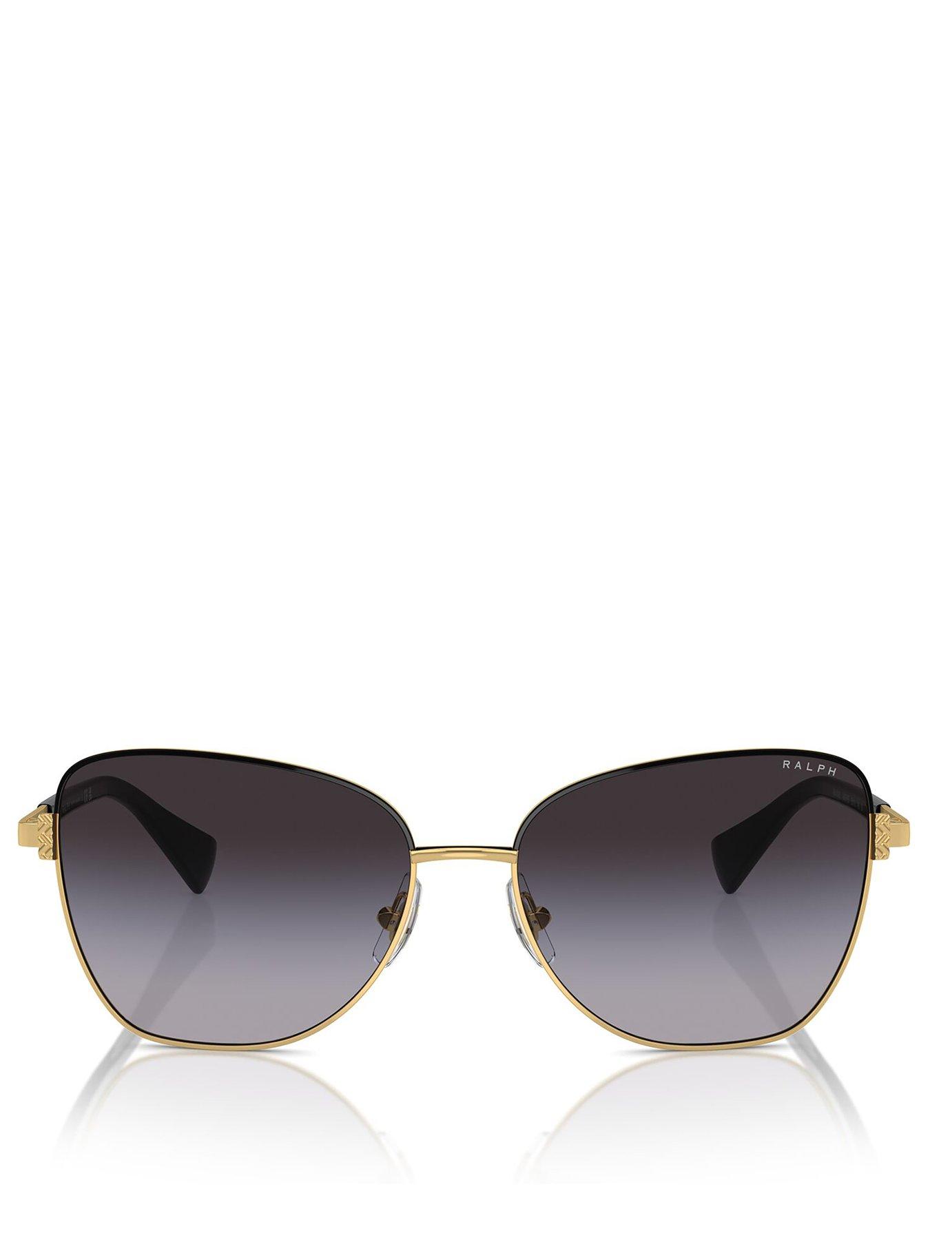 Image 3 of 4 of Ralph Butterfly Sunglasses - Gold