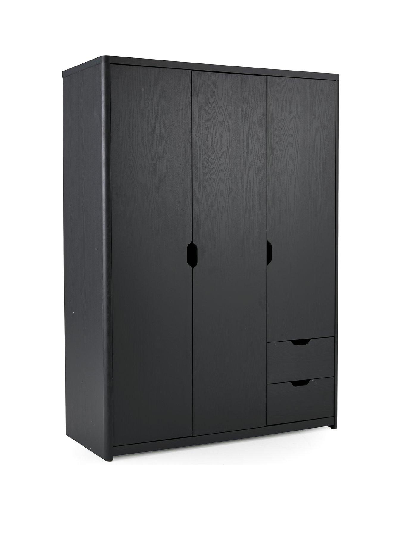 Image 3 of 6 of Very Home Aspen 3 Door, 2 Drawer Wardrobe - Dark Grey Oak Effect