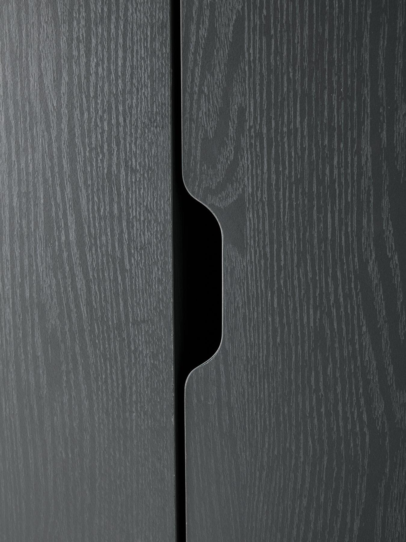 Image 5 of 6 of Very Home Aspen 3 Door, 2 Drawer Wardrobe - Dark Grey Oak Effect