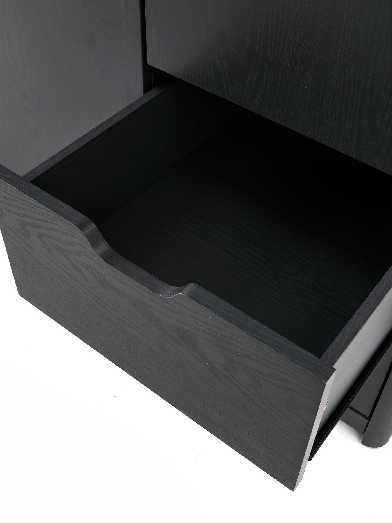 Image 6 of 6 of Very Home Aspen 3 Door, 2 Drawer Wardrobe - Dark Grey Oak Effect