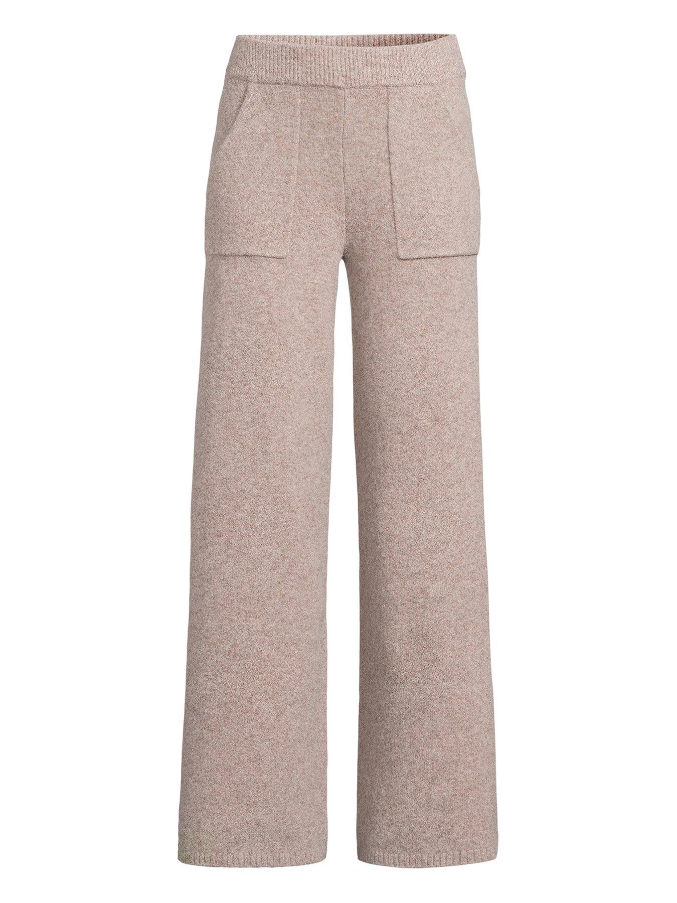 Image 3 of 3 of Michelle Keegan Premium Wool Blend Co-Ord Joggers - Brown