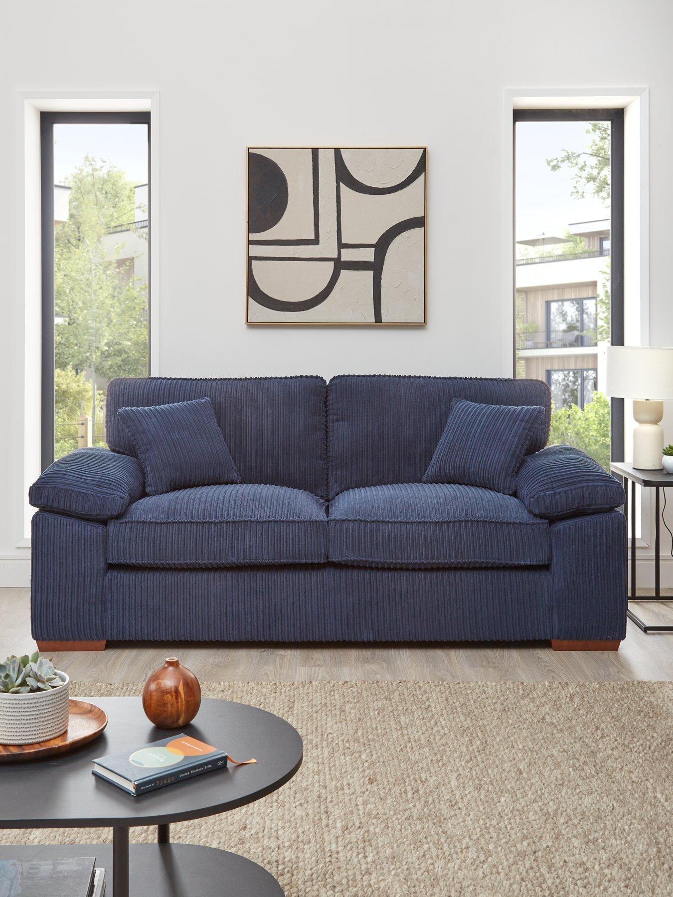 The Very Collection Parker Fabric 3 Seater Sofa - Made to Order in the UK