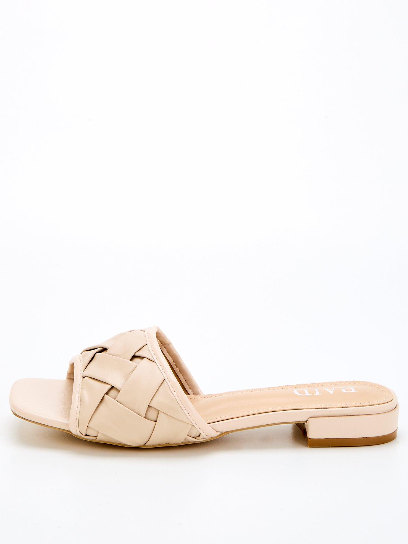 undefined Alanze Woven Slider - Nude