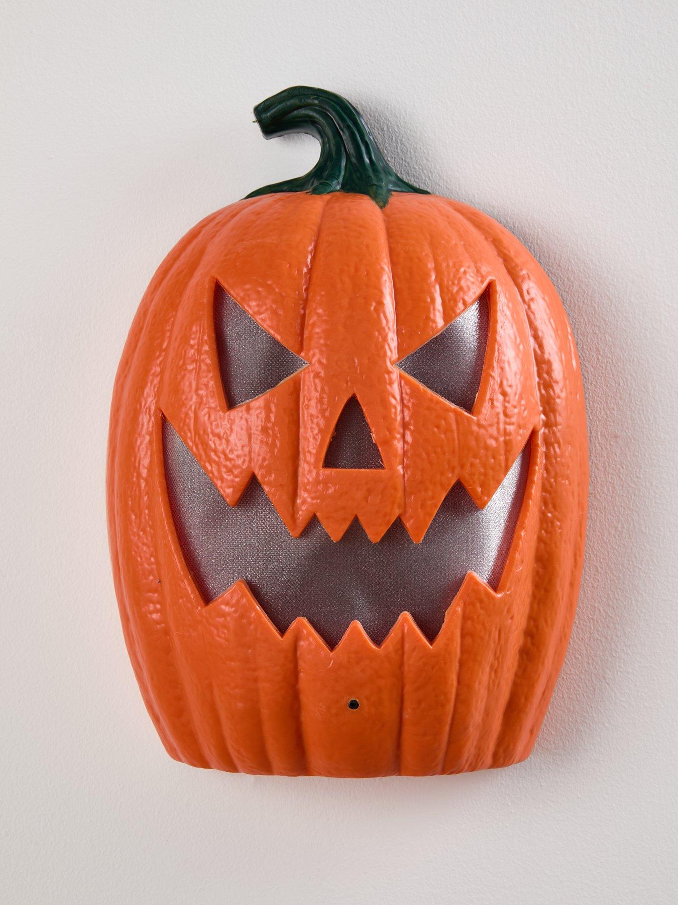 Image 3 of 6 of Smart Halloween Motion Activated&nbsp;Evil Laughing Lit&nbsp;Pumpkin&nbsp;Decoration