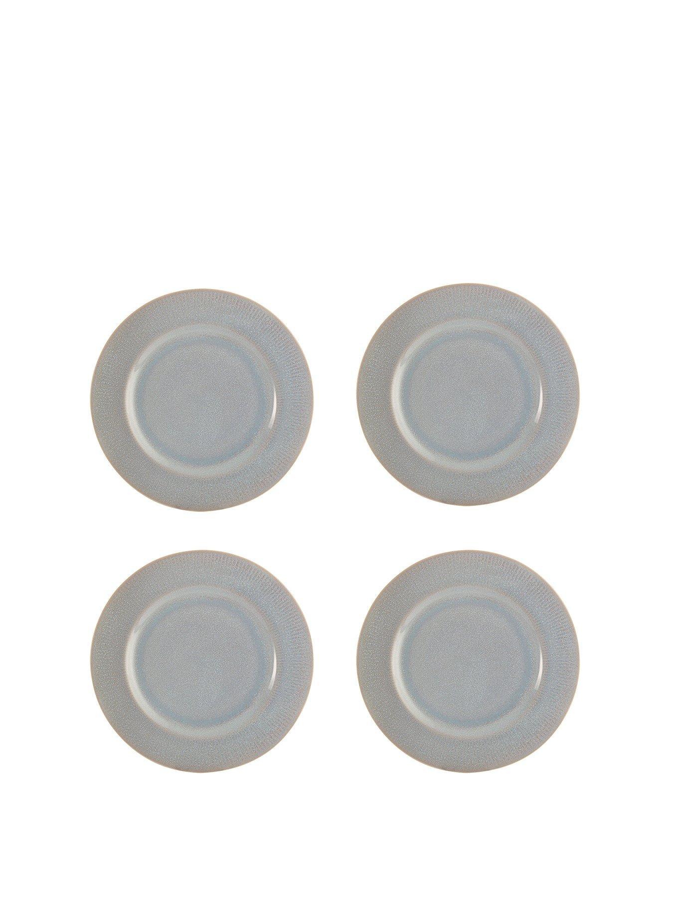  image of mason-cash-reactive-linear-set-of-4-dinner-plates-ndash-grey